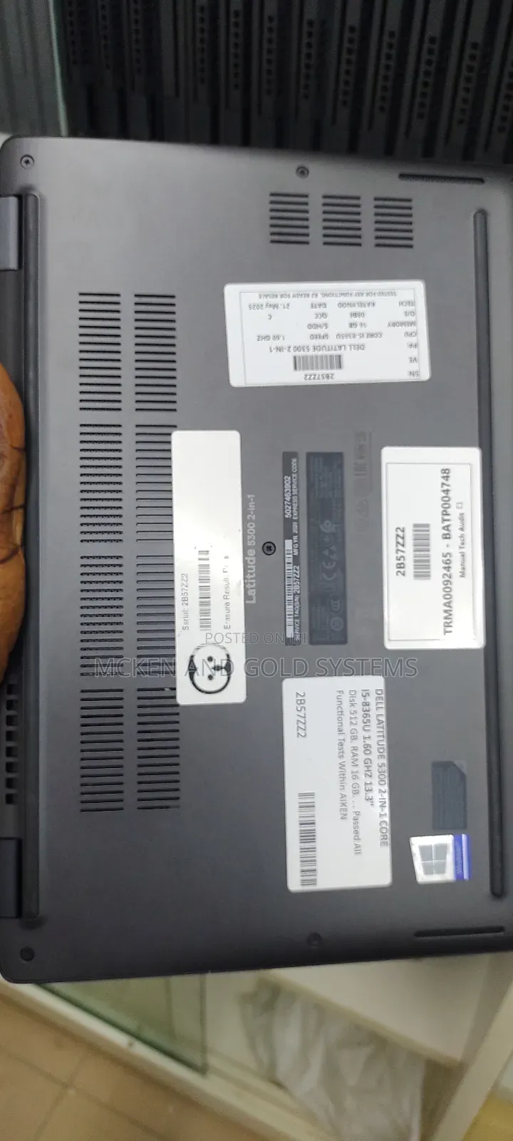 Laptop Dell Latitude 5300 16GB Intel Core I5 SSD 256GB