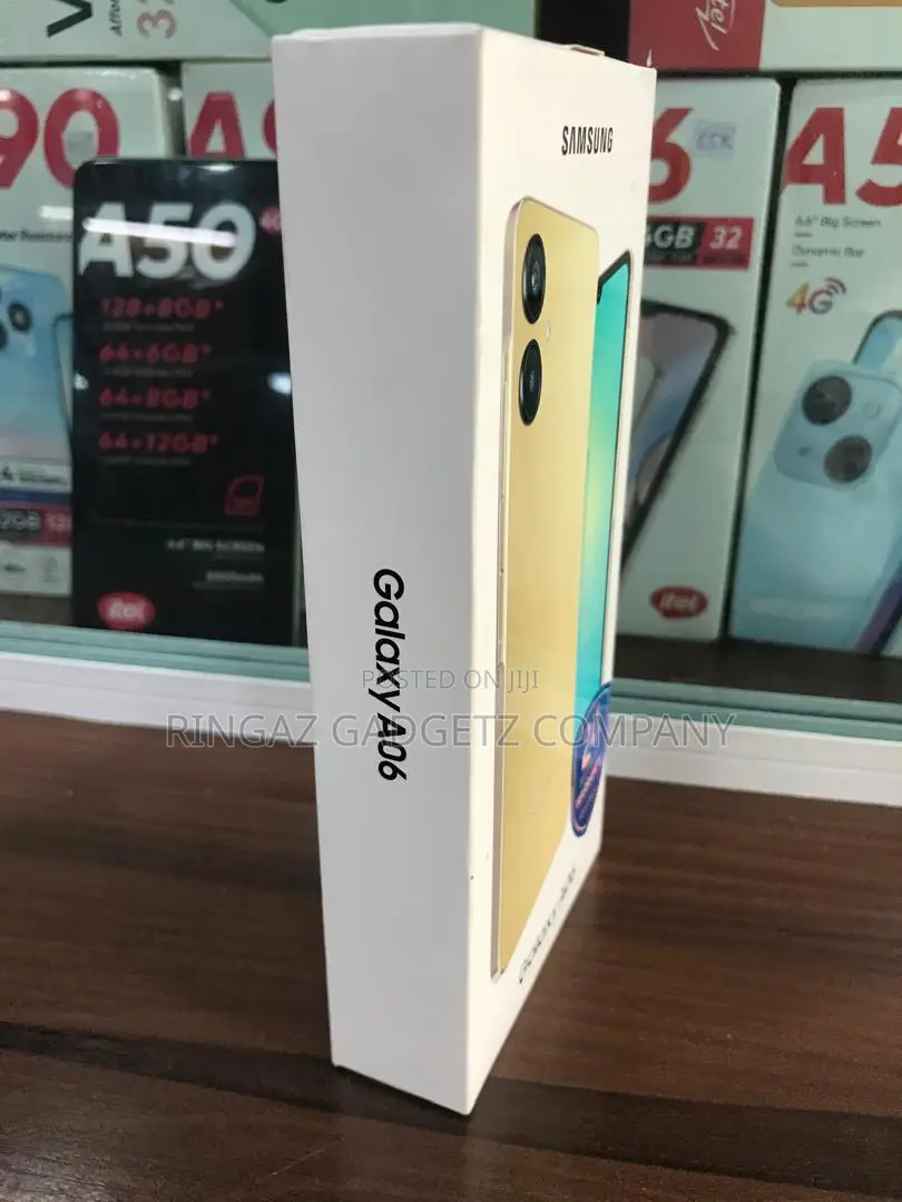 New Samsung Galaxy A06 64 GB Gold