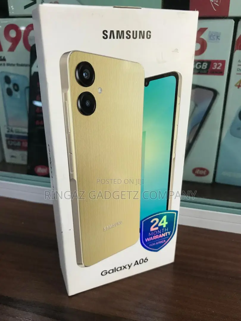 New Samsung Galaxy A06 128 GB Gold