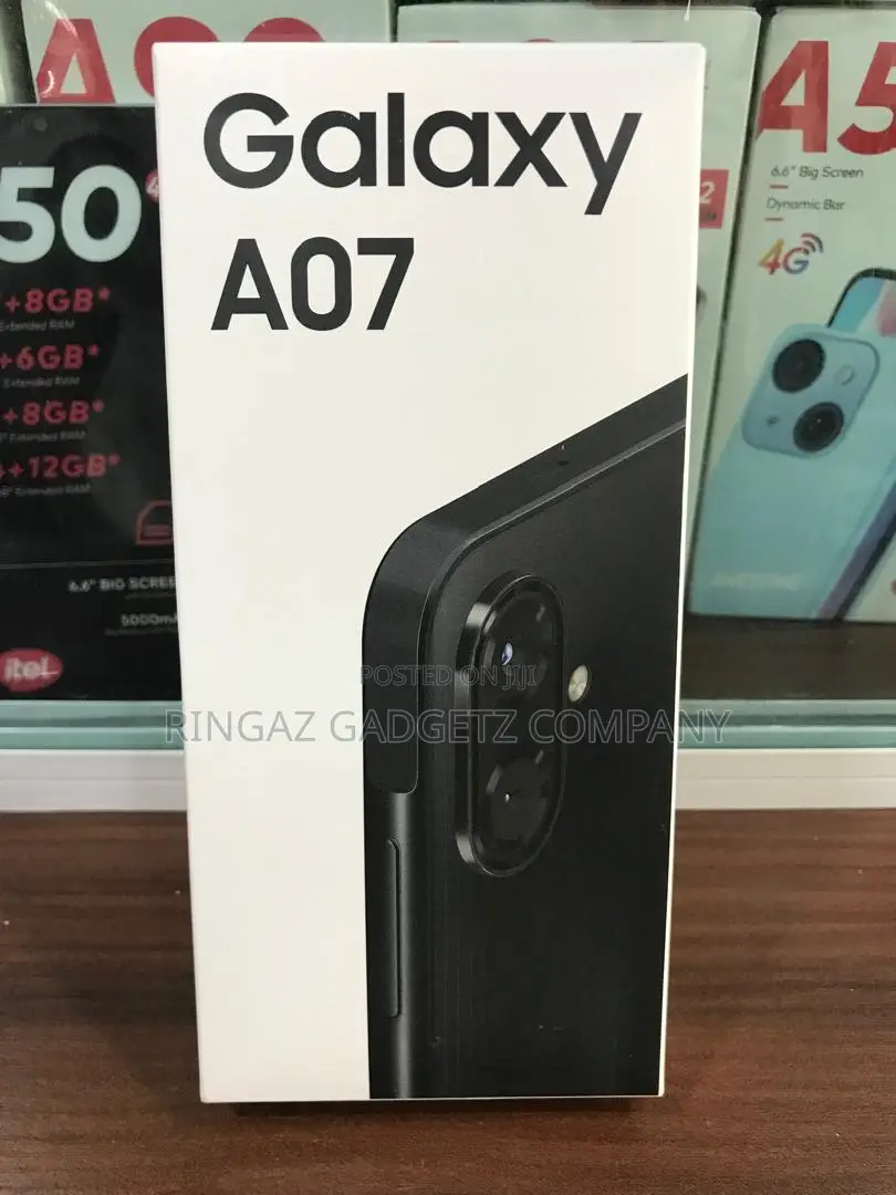 New Samsung Galaxy A07 4G 64 GB Black