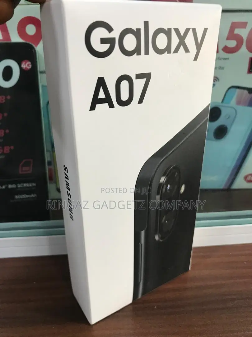 New Samsung Galaxy A07 4G 128 GB Black
