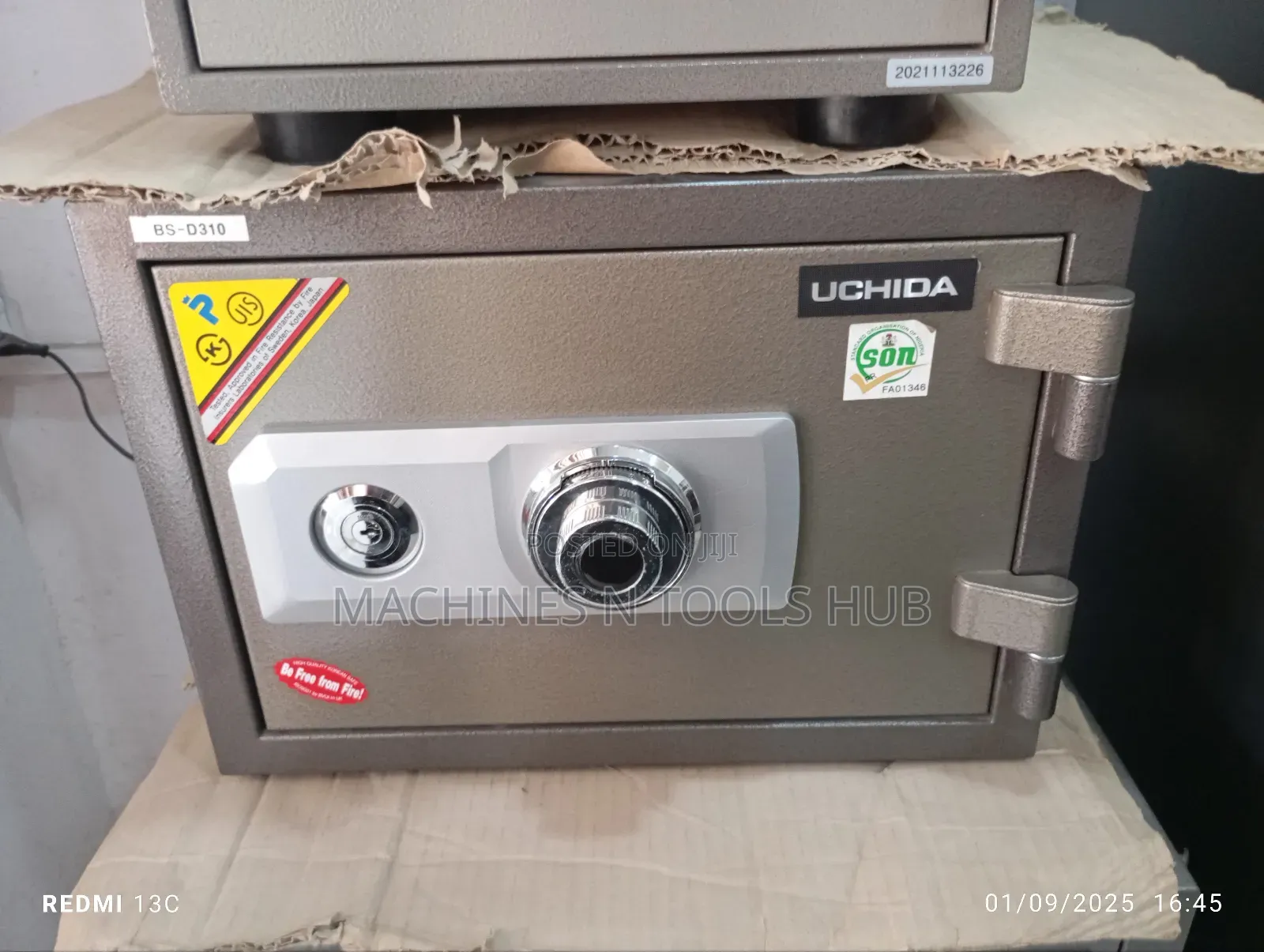 Gubabi Fireproof Safe Uchida Bs-d310