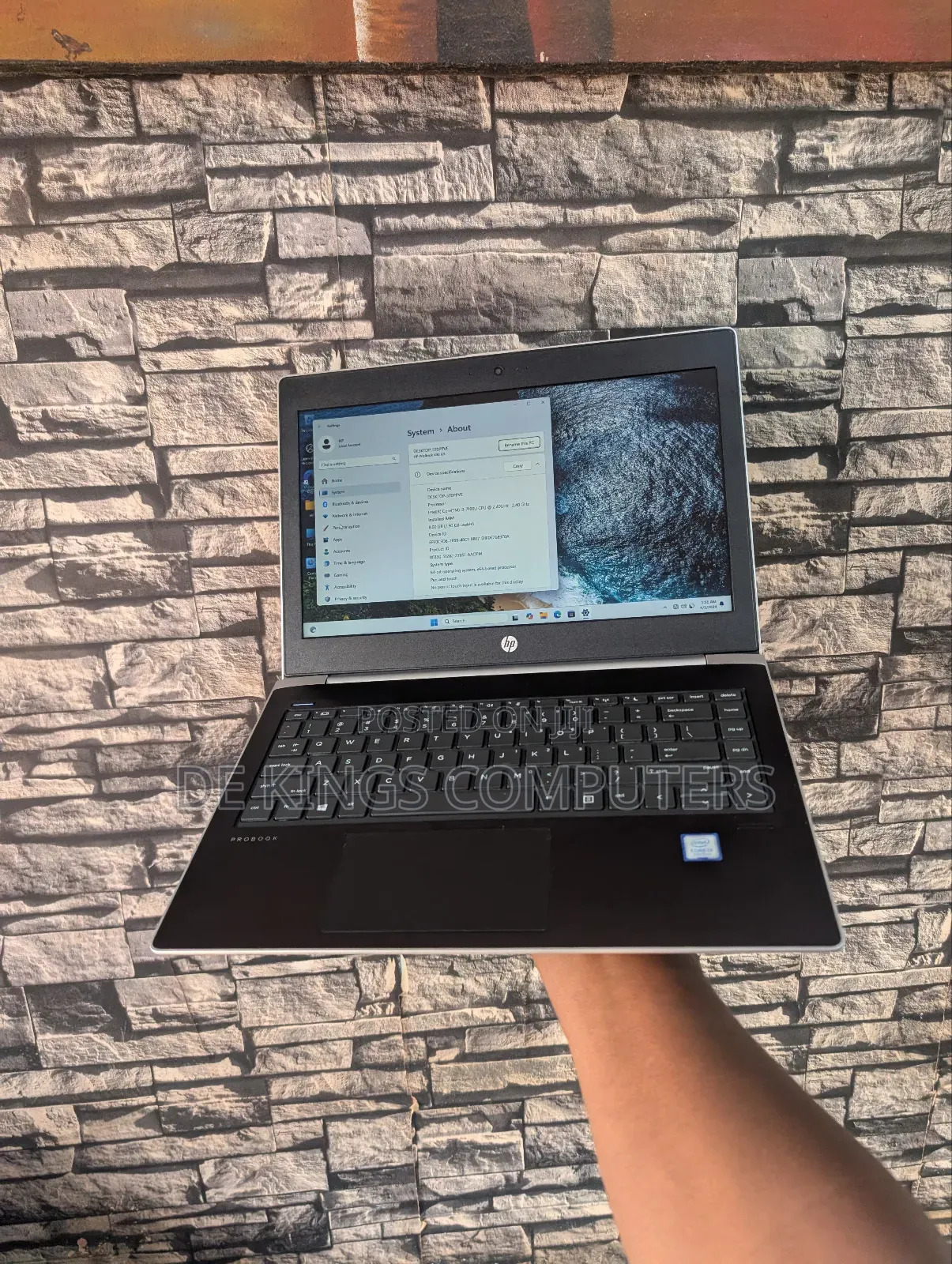 Laptop HP ProBook 430 G5 8GB Intel Core i3 SSHD (Hybrid) 500GB