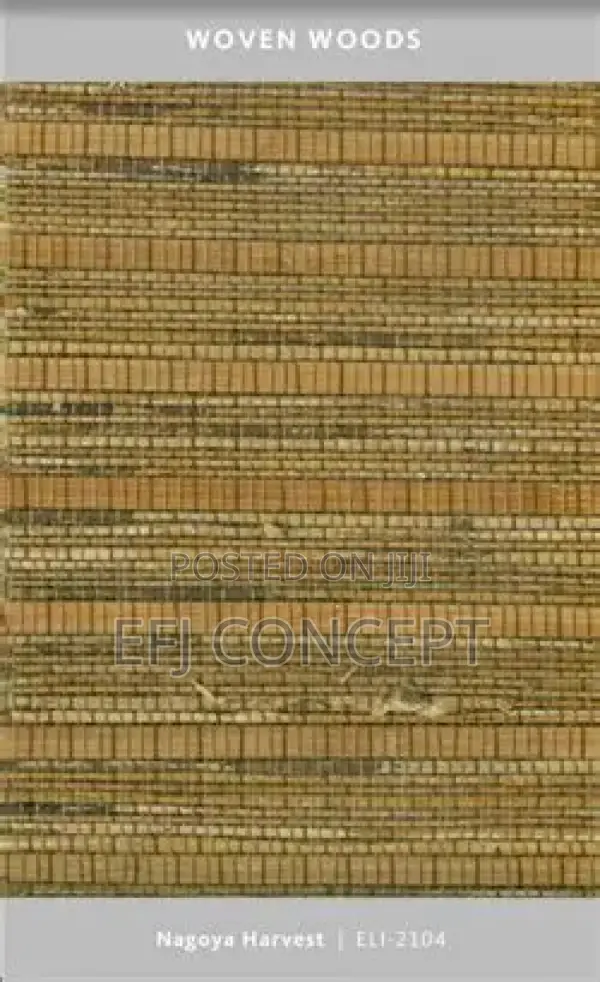 Day And Night Window Blind - Lovely Brown Color Woven-like Design