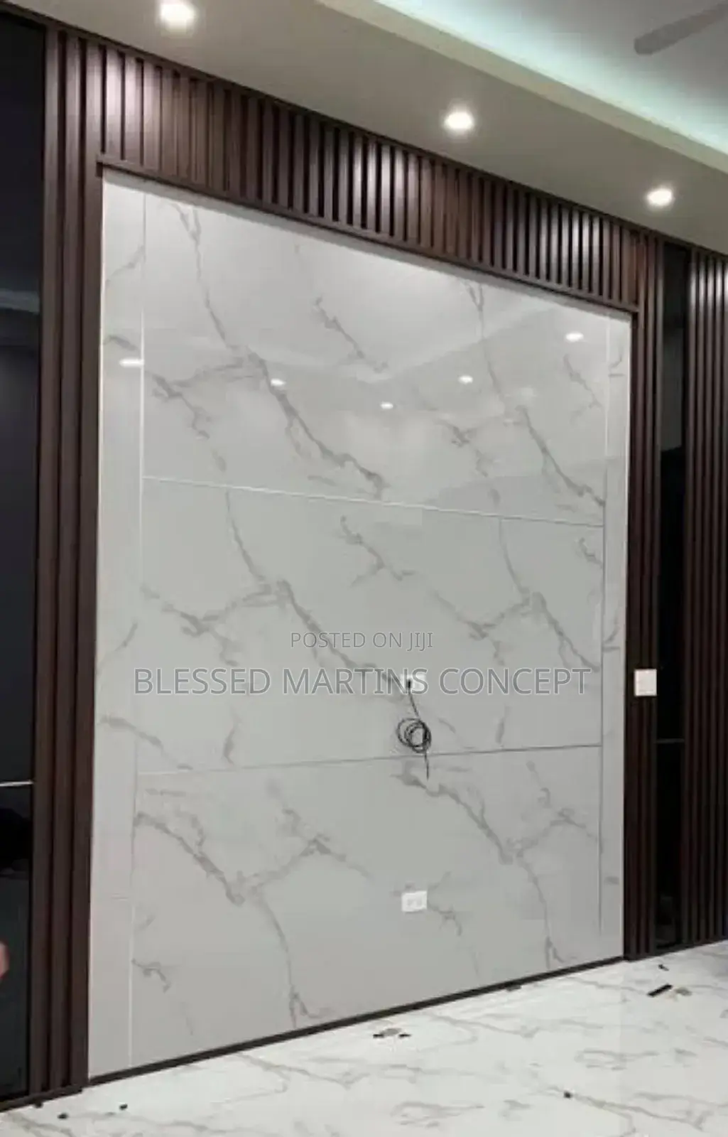 PVC Marble Sheet Is Good for Tv Console and Interior Wall Designs