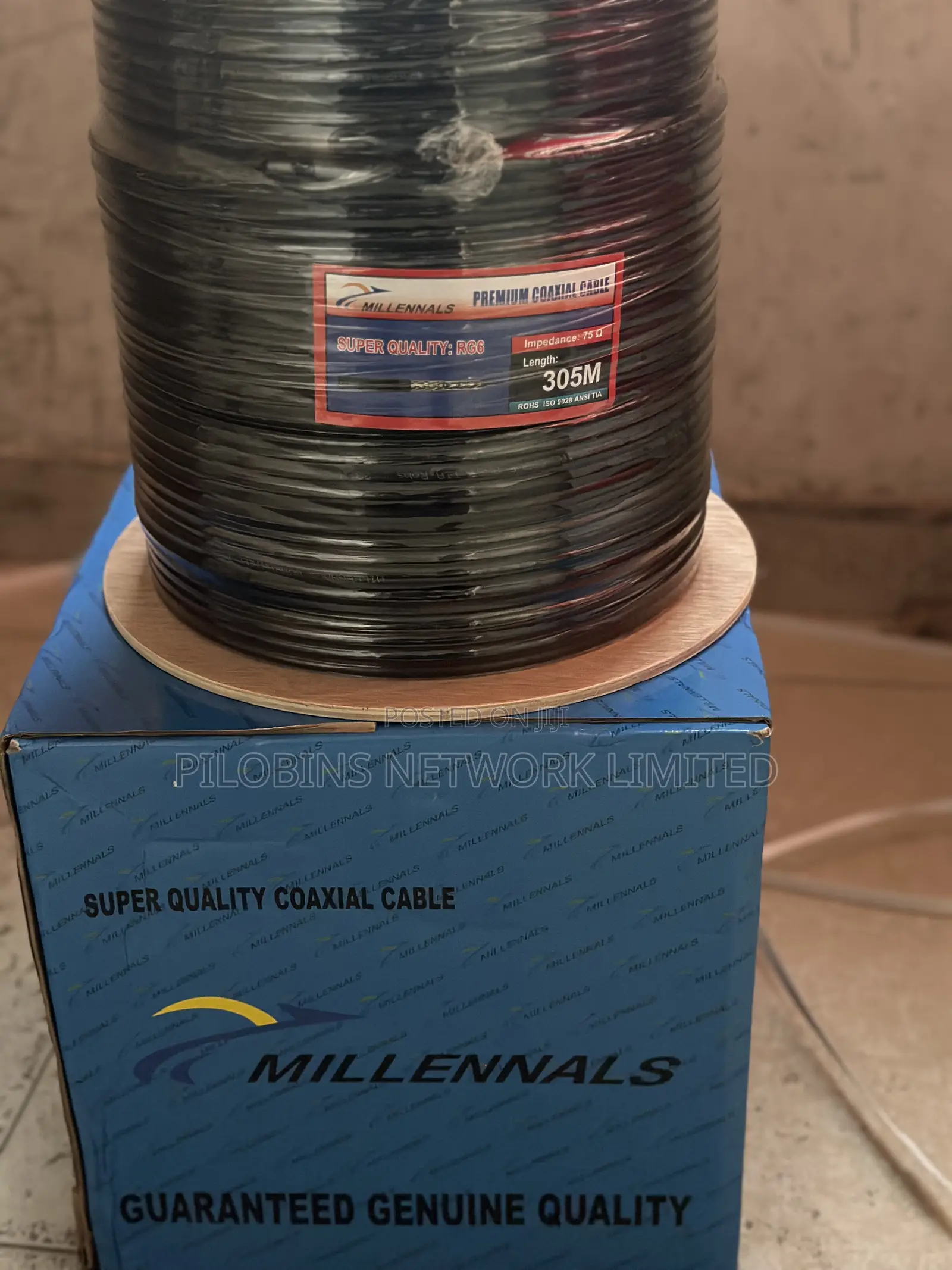 Rg6 100% Pure Copper Coaxial Cable