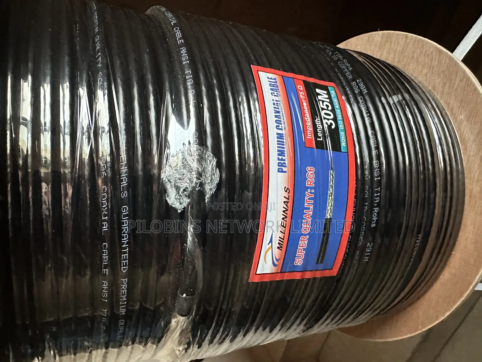 Rg6 100% Pure Copper Coaxial Cable