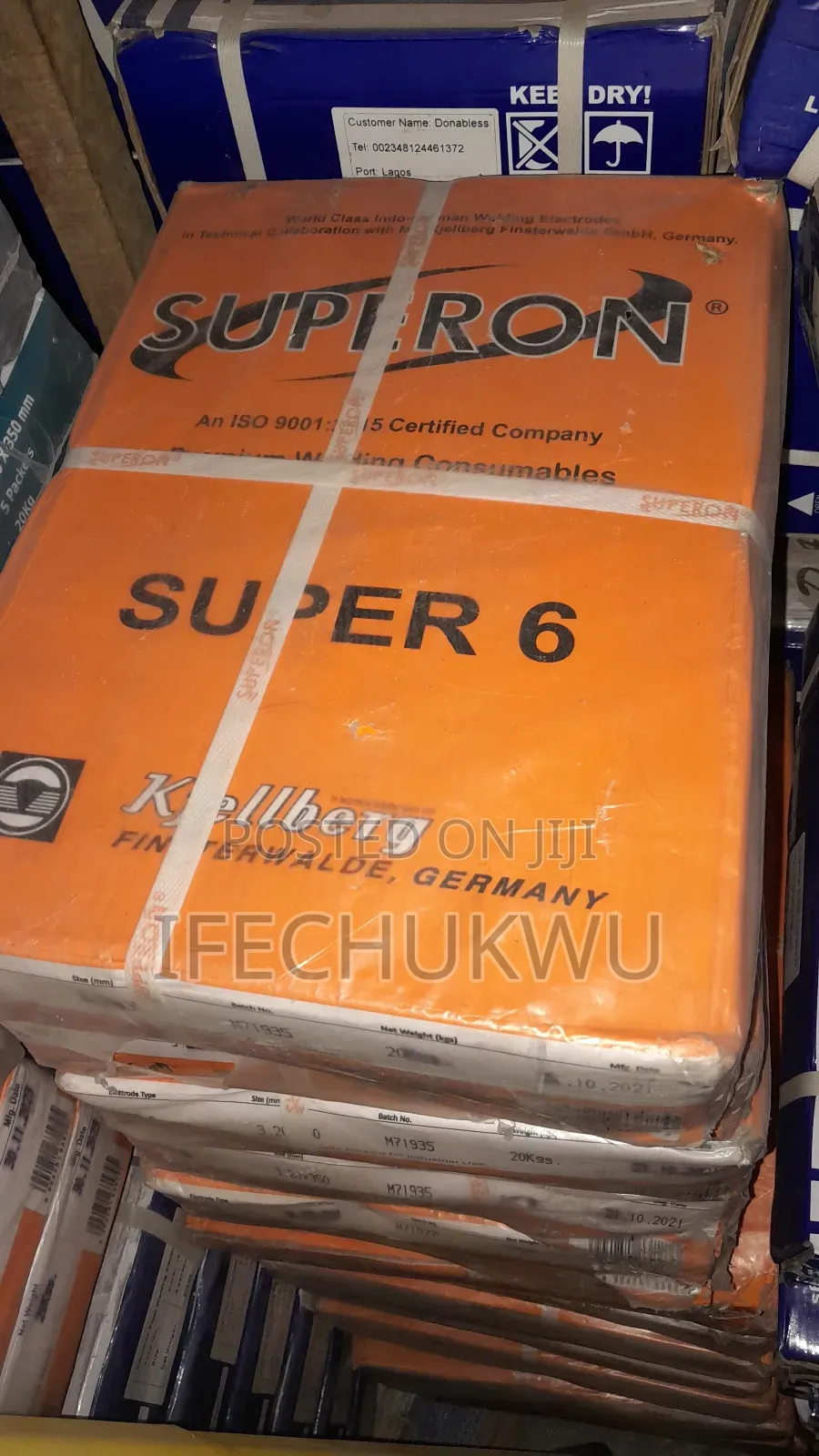 7018 Super on Electrodes