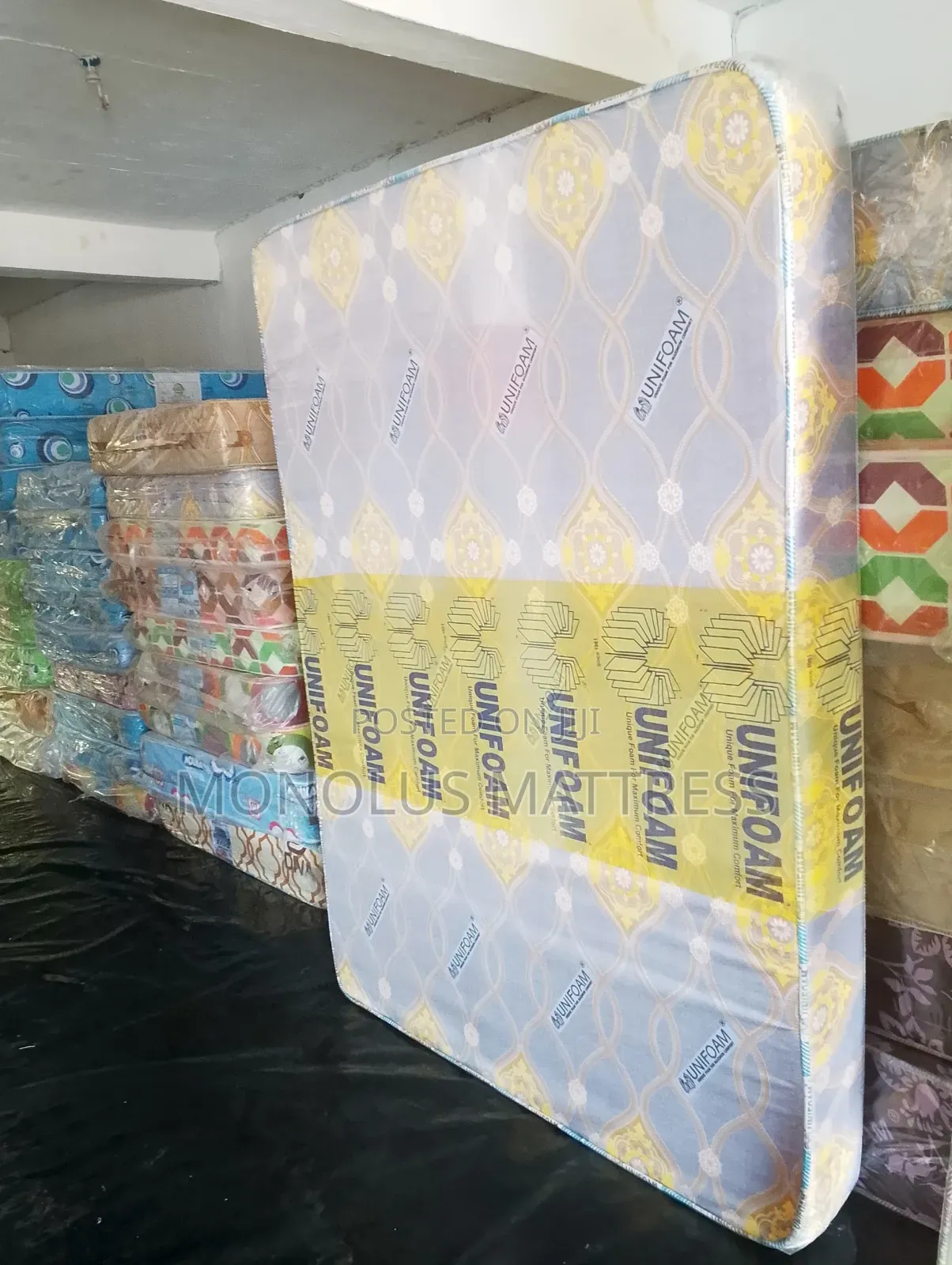4 1⁄2 By 6 By 14 Unifoam Onyx Mattress In Sagamu