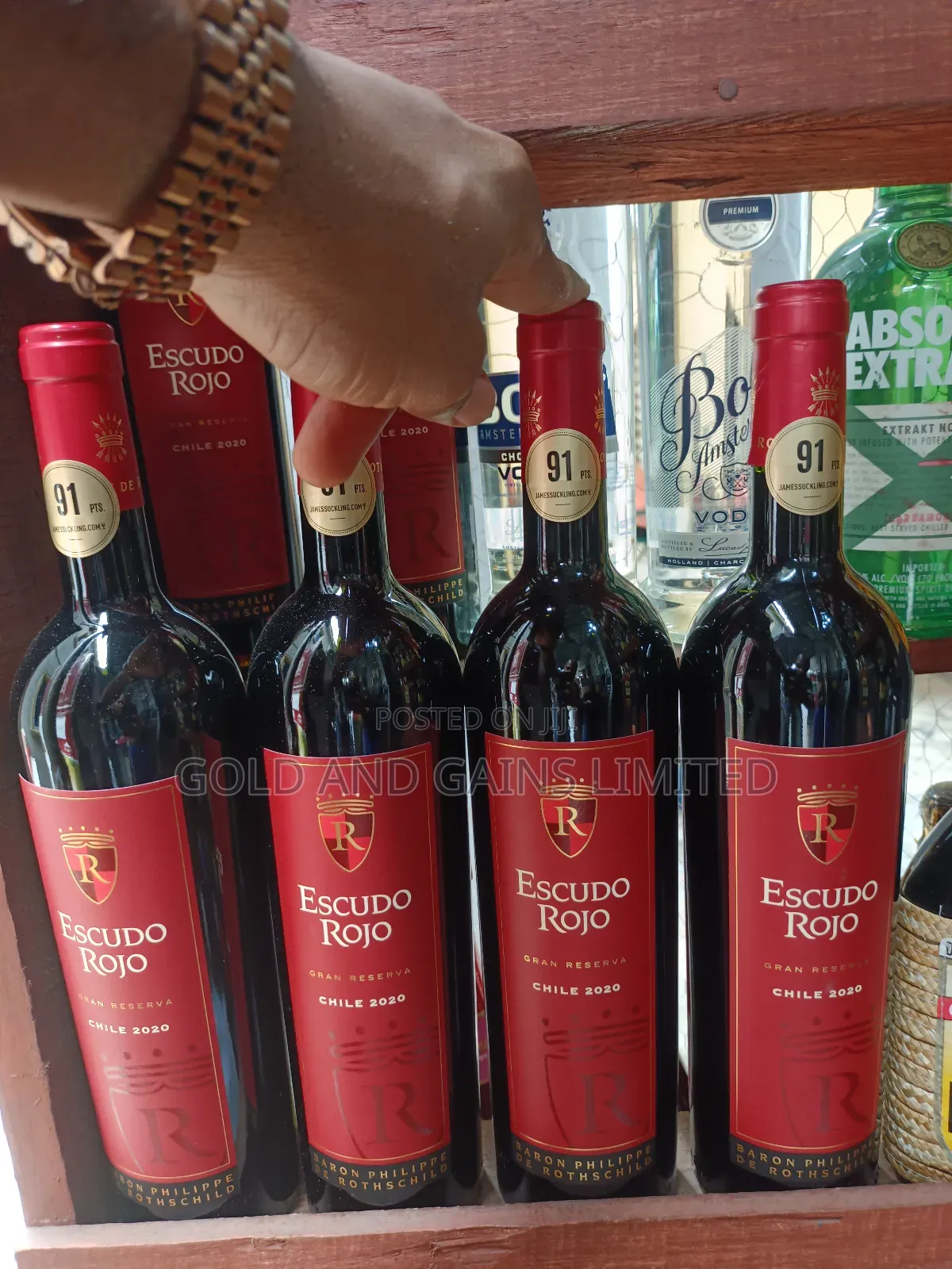 Escudo Rojo 75cl 6btls