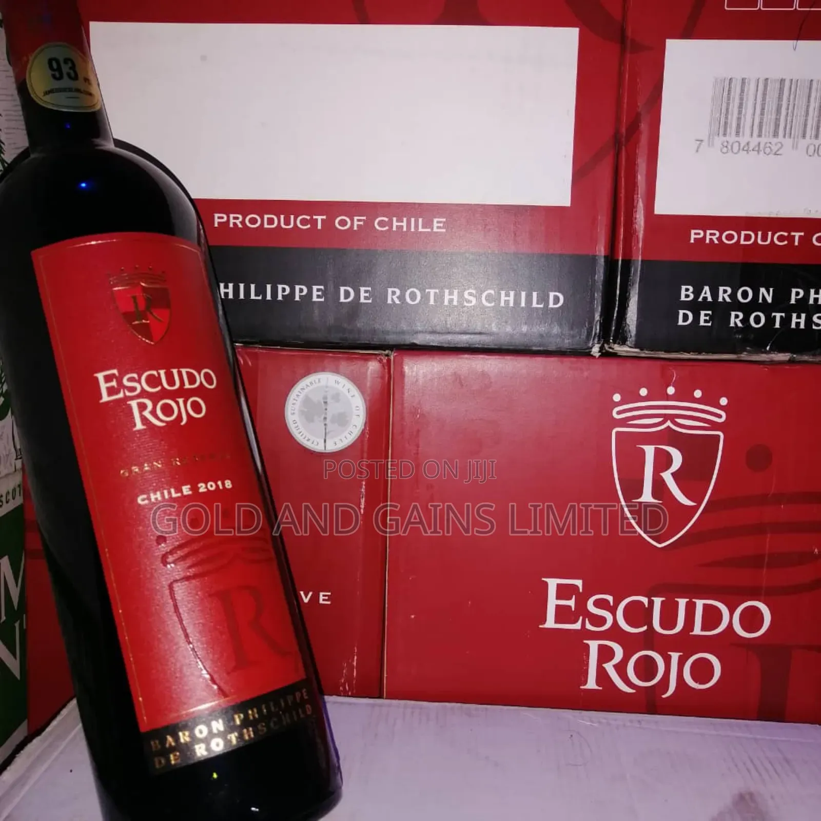 Escudo Rojo 75cl 6btls