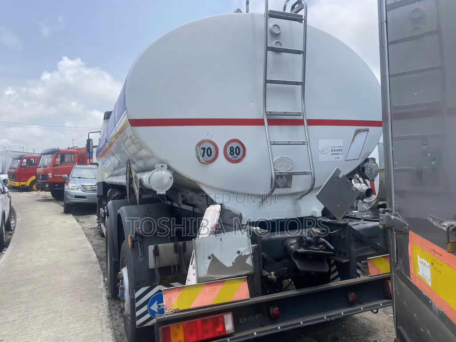 Foreign Used Gas Tanker Daf Cf