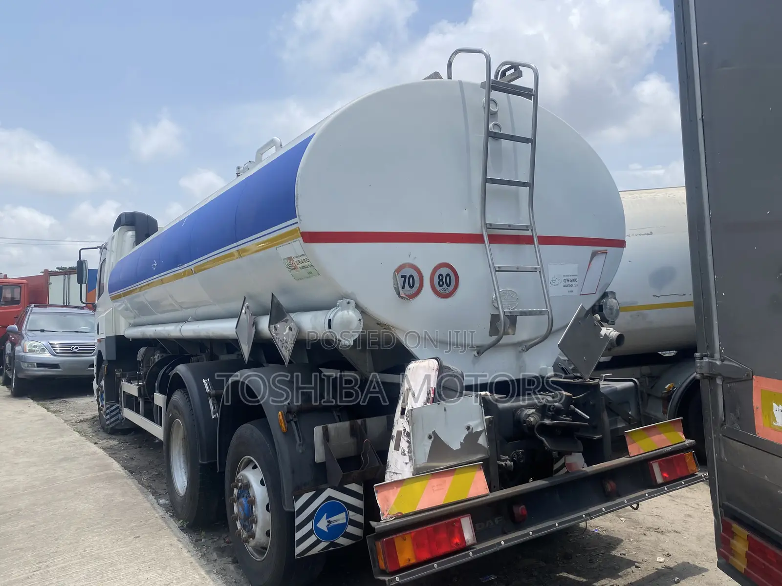 Foreign Used Gas Tanker Daf Cf