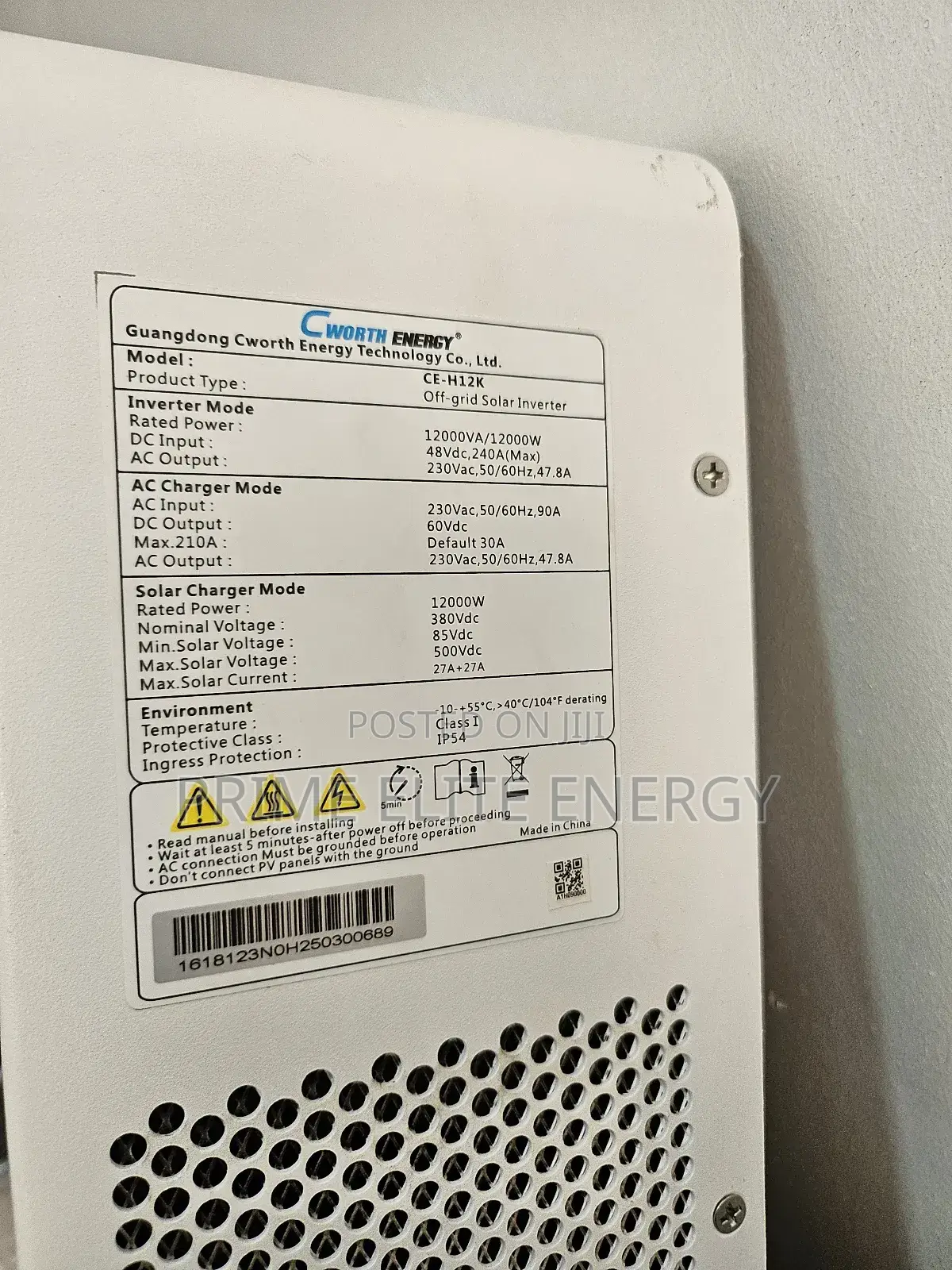 Cworth Energy 12kva Hybrid 48v Inverter.
