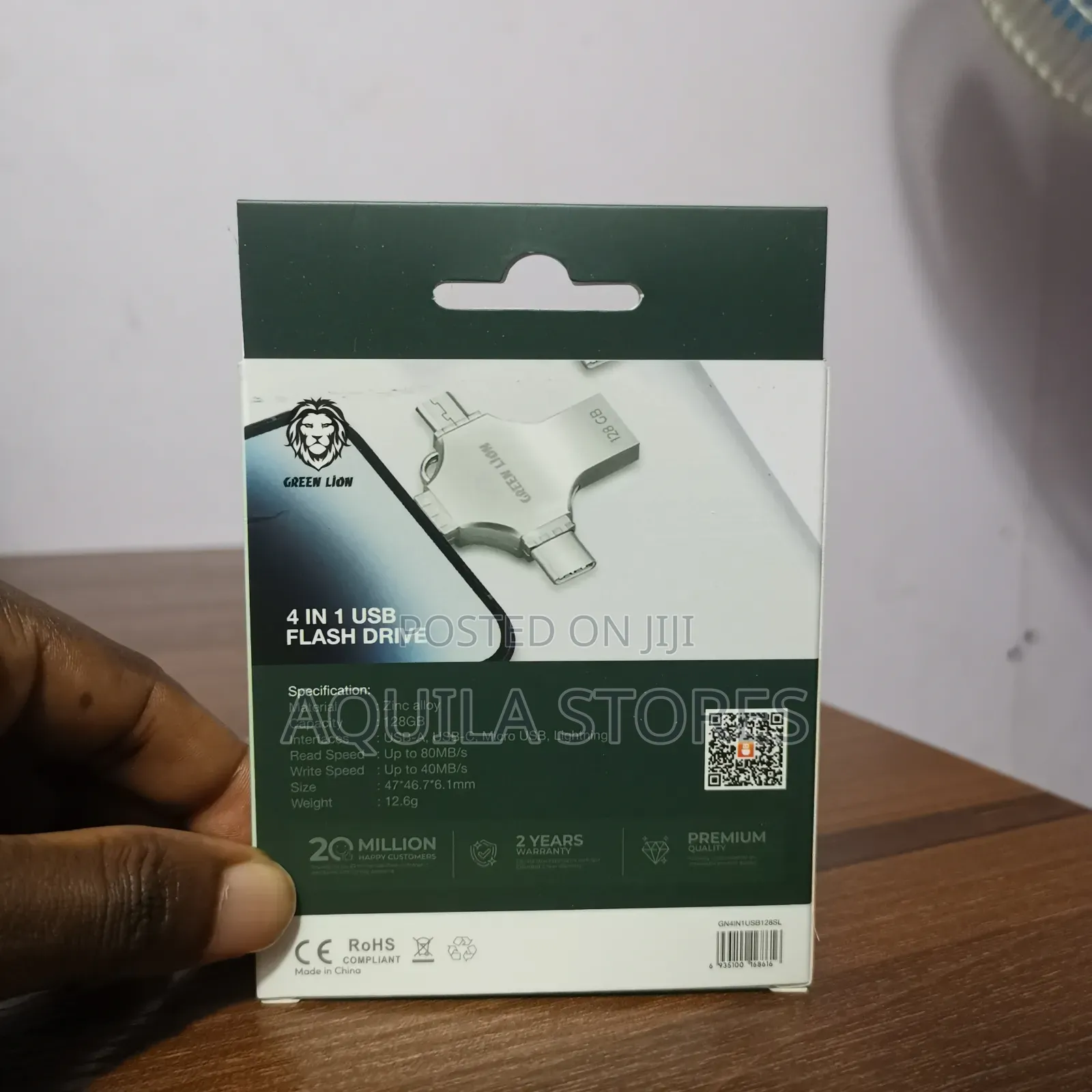 Green Lion 4-in-1 Usb Flash Drive