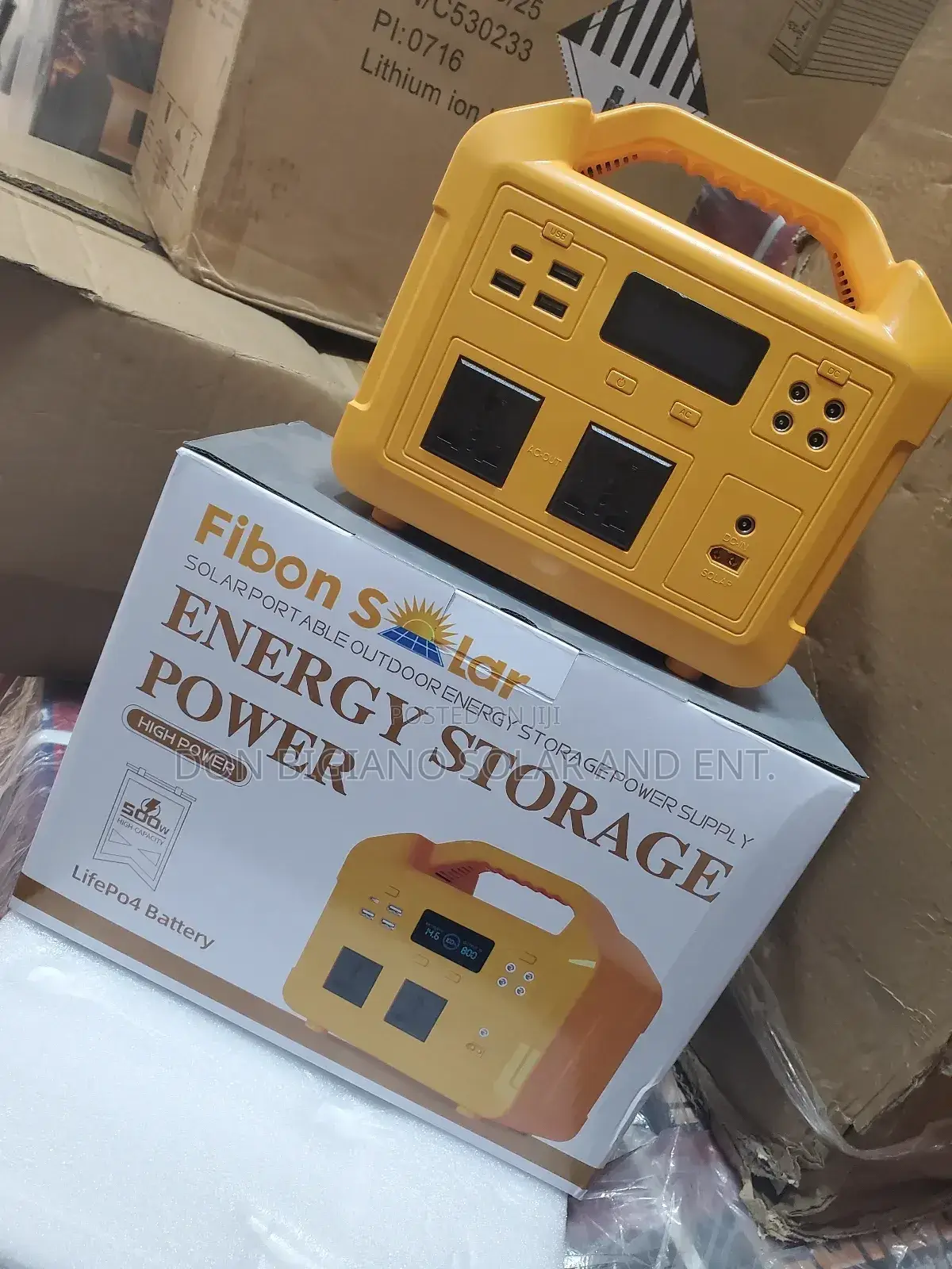 Outdoor Solar Energy Storage Power Supply