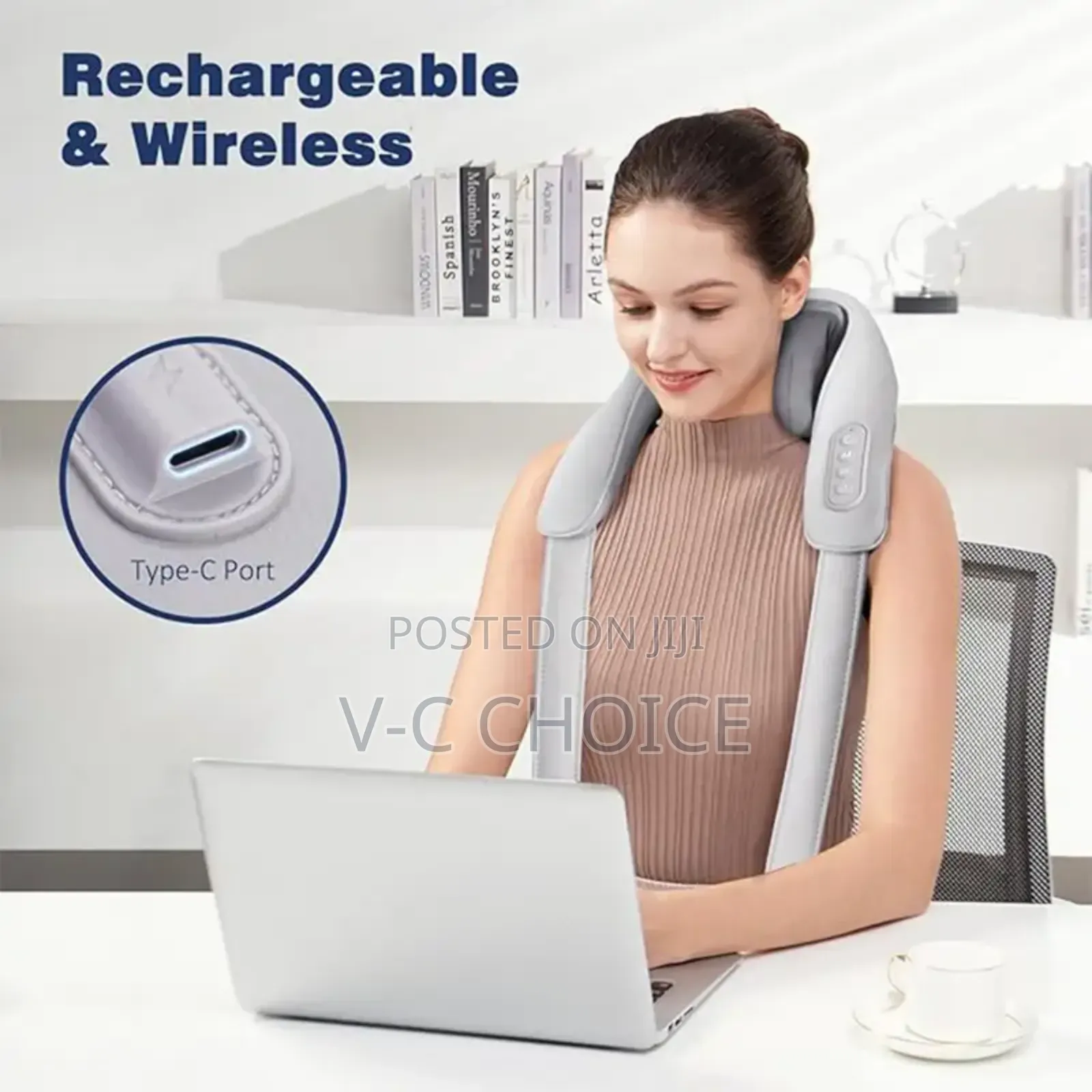 Neck Massager For Pain Relief Deep Tissue Relieves Tension Kneading
