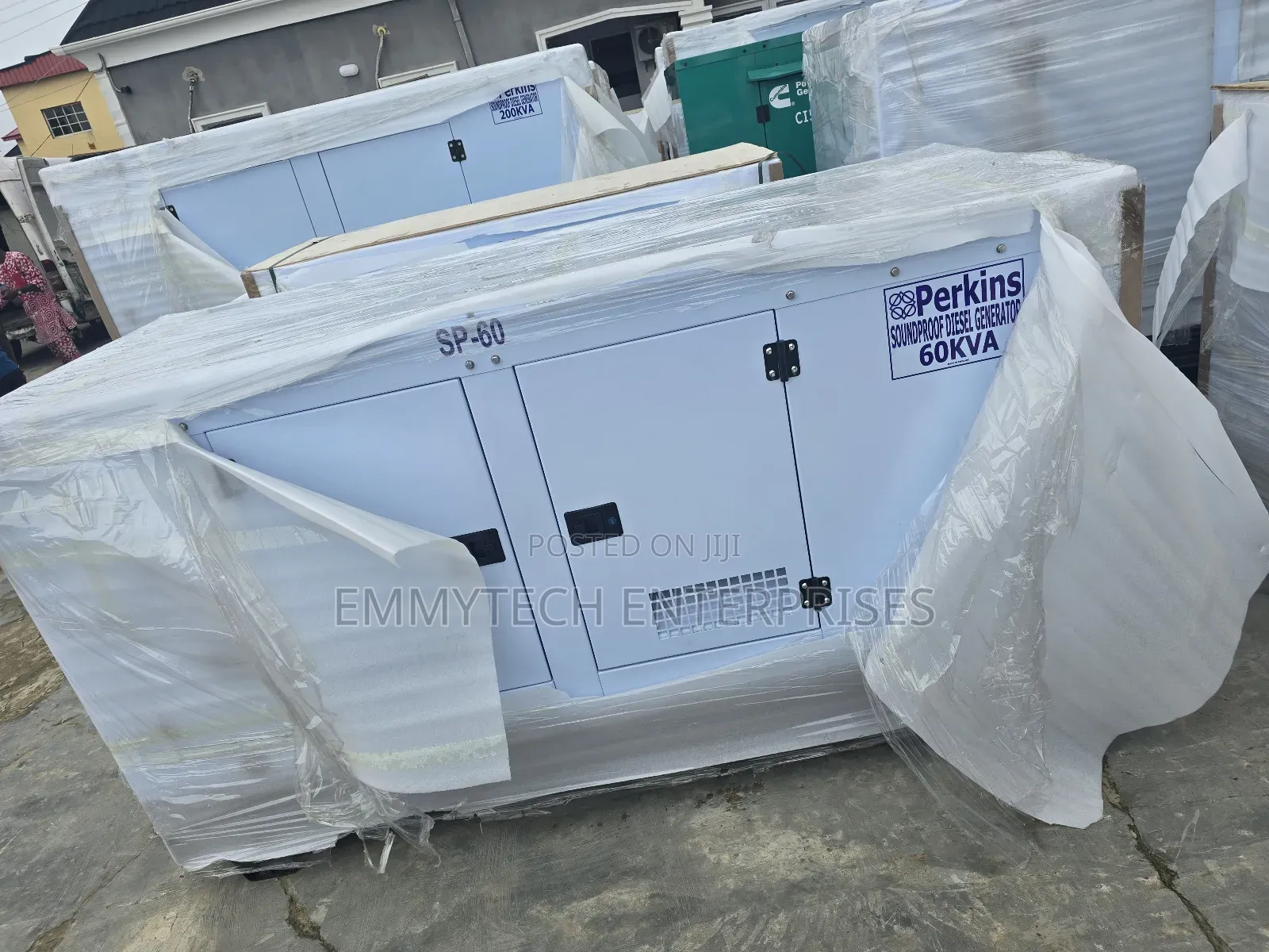 England Perkins Diesel Soundproof Generator Sp60kva 100% Copper Coil