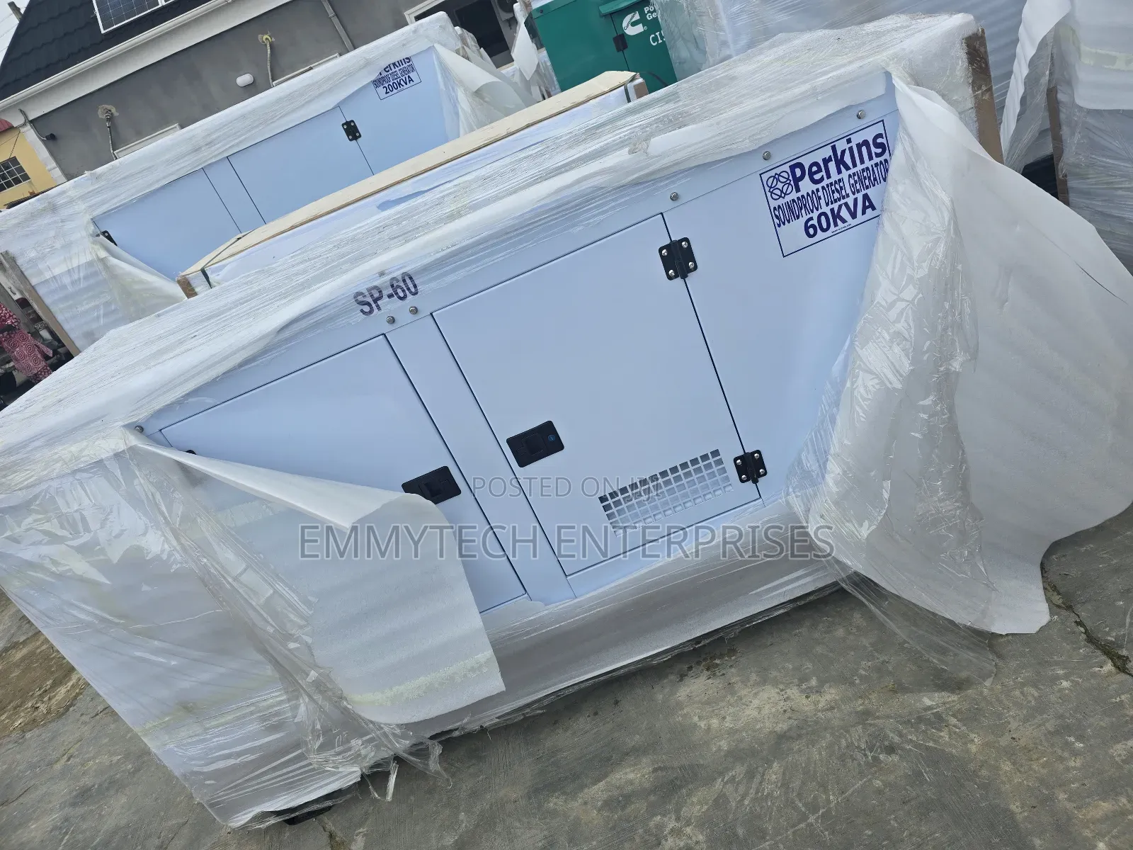 England Perkins Diesel Soundproof Generator Sp60kva 100% Copper Coil
