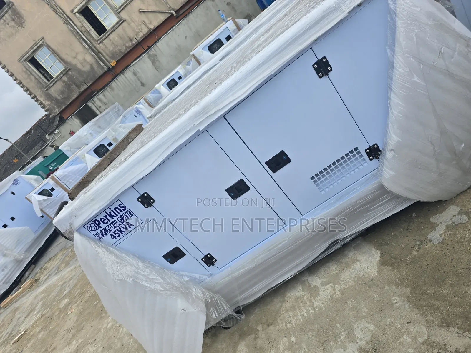 I Have Complete 45kva Perkins Diesel Soundproof Generator 2years Wty