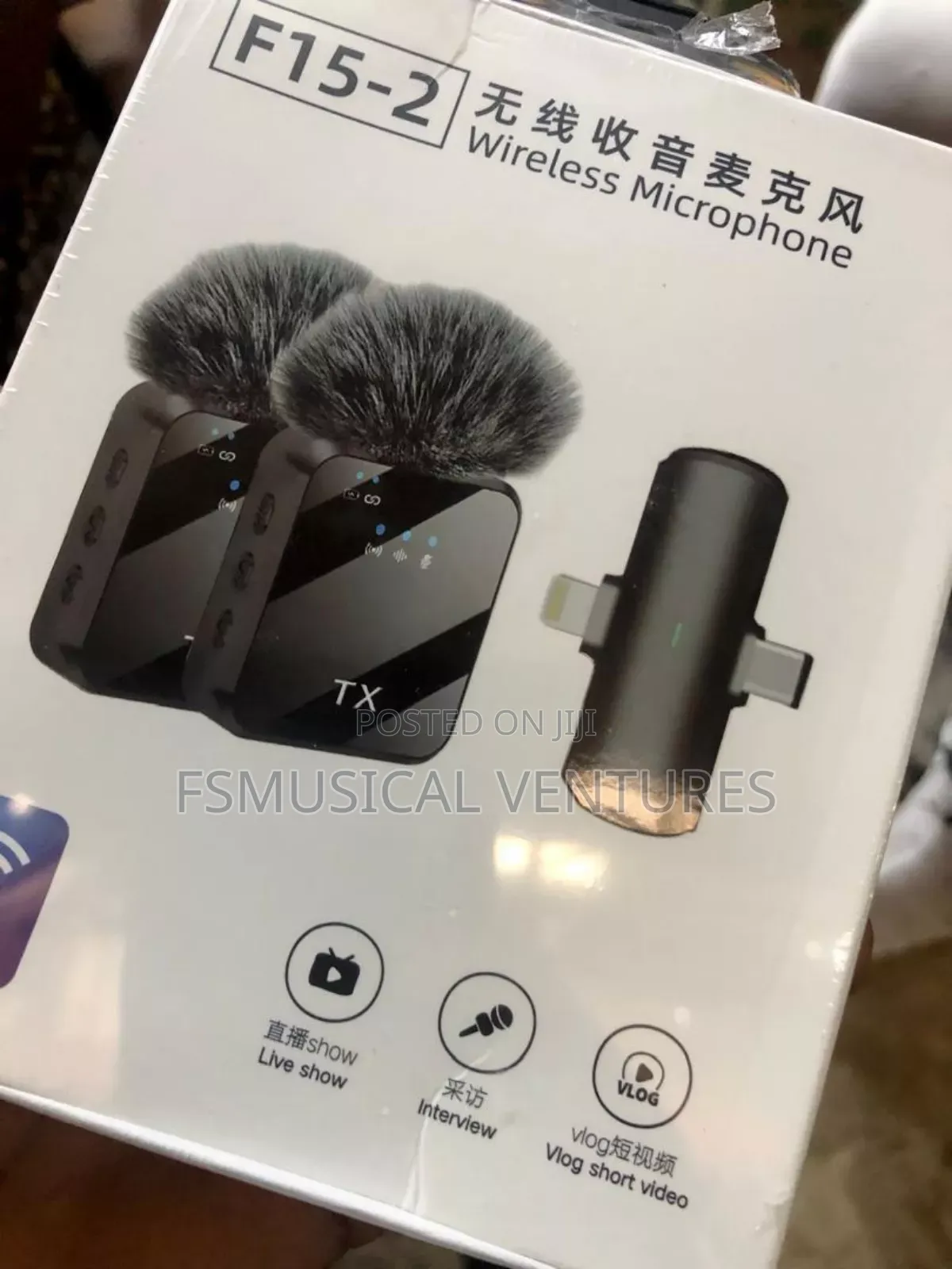 F15-2 New 2mic Special Wireless Lavalier Microphones