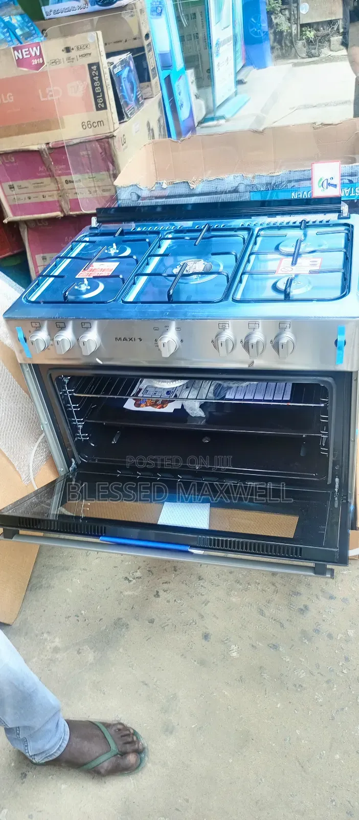 Maxi Gas Cooker 60 by 90 5 Burner Gas