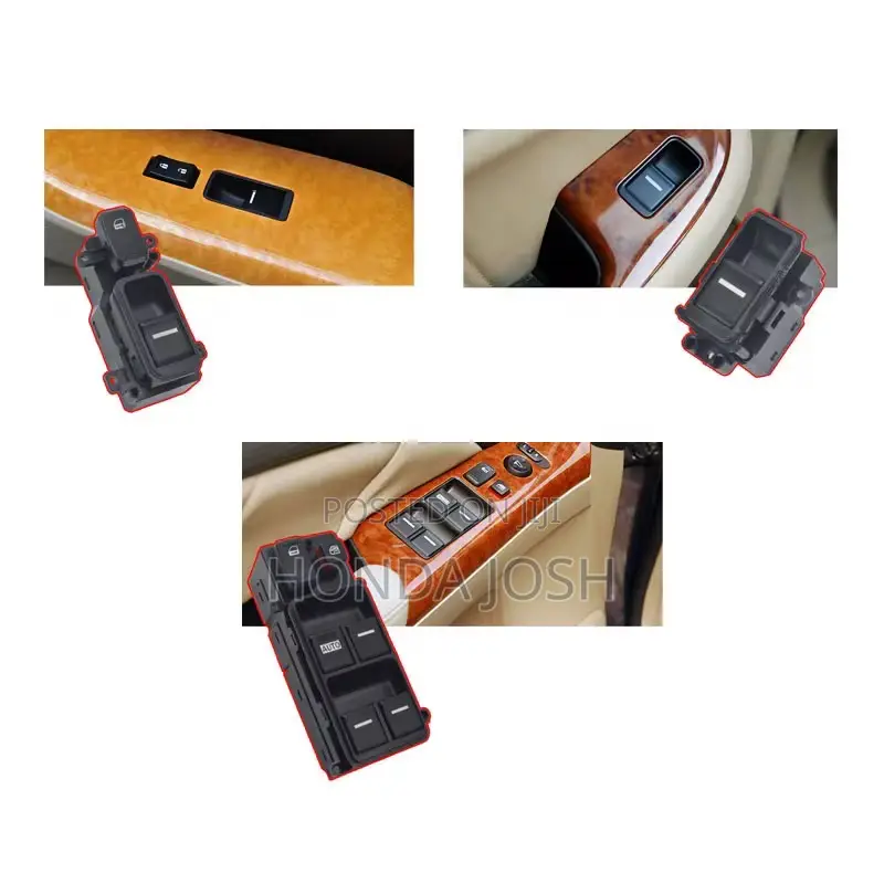 Master Power Window Switch 2003-2007 Accord Bezel (Formica)