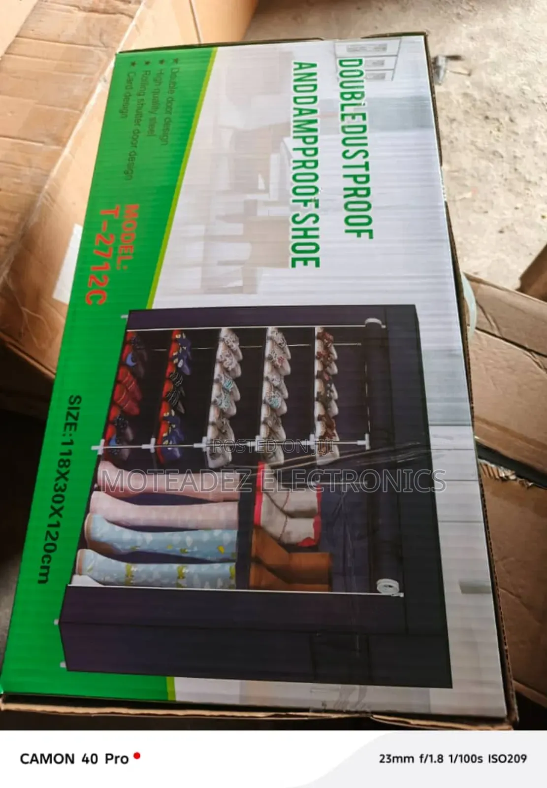 6layer Two Row Fabric Material Dust Proof Shoes Rack With Steel Pipe