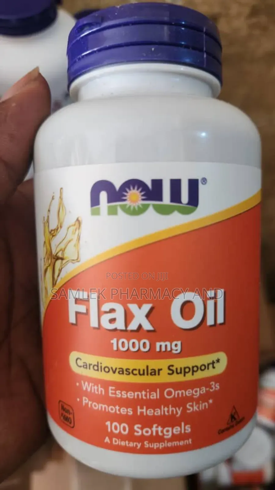 Now Foods Flax Oil 1000mg-cardiovascular Support -100softgel