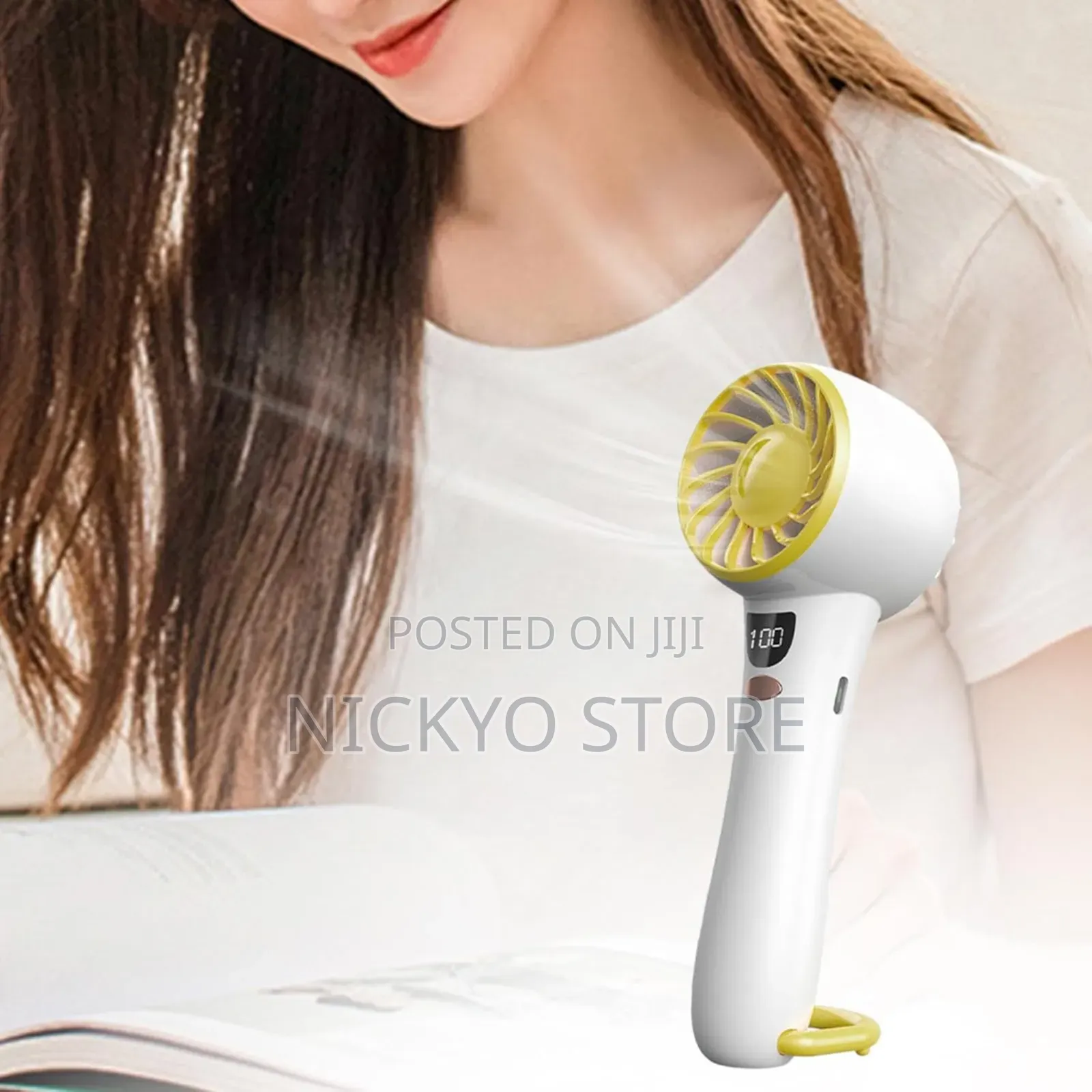 Handheld High-Speed Fan – Portable Cooling Anywhere