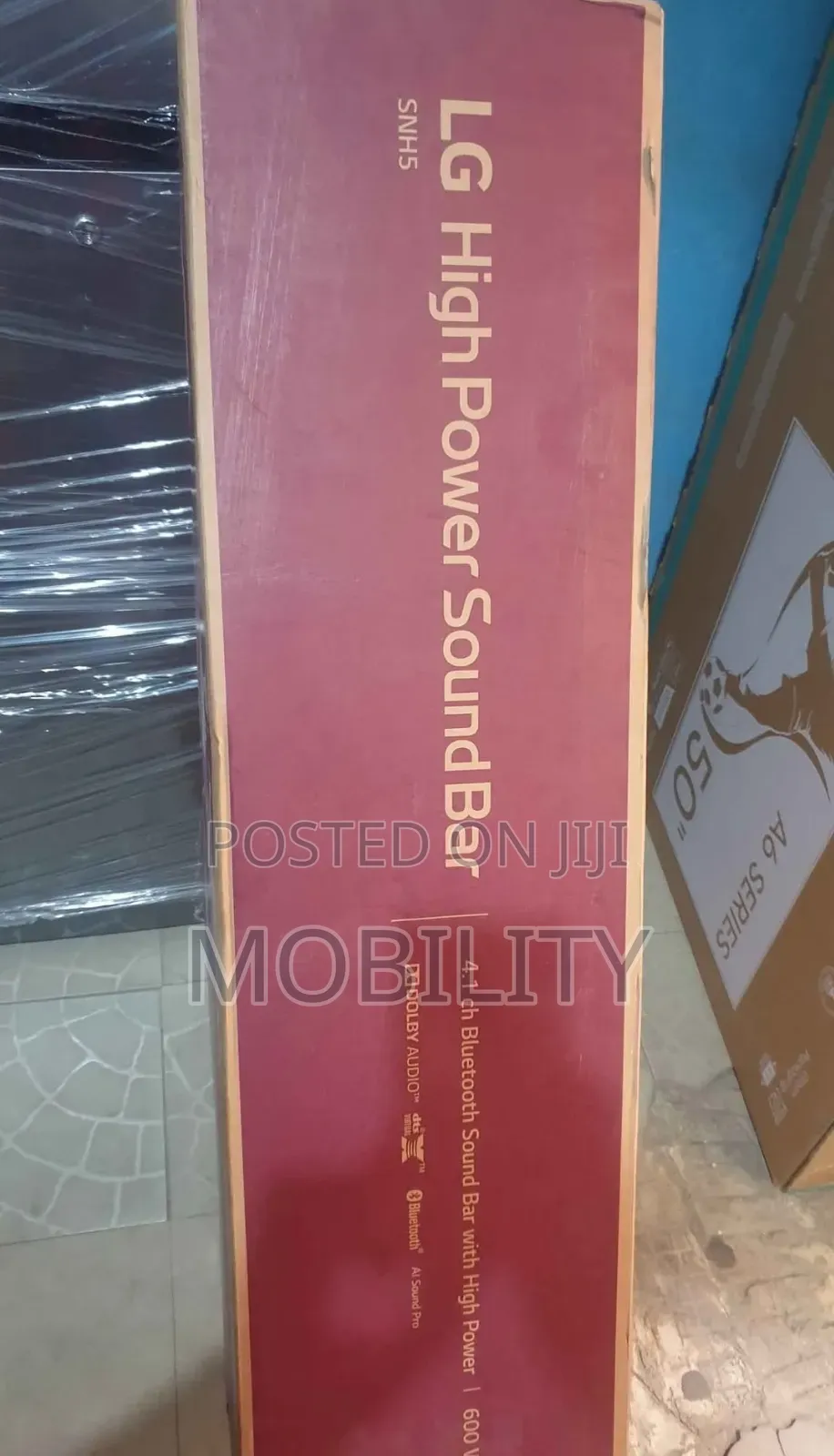 Lg 600watt Soundbar, Model Snh5 Powerful Bass