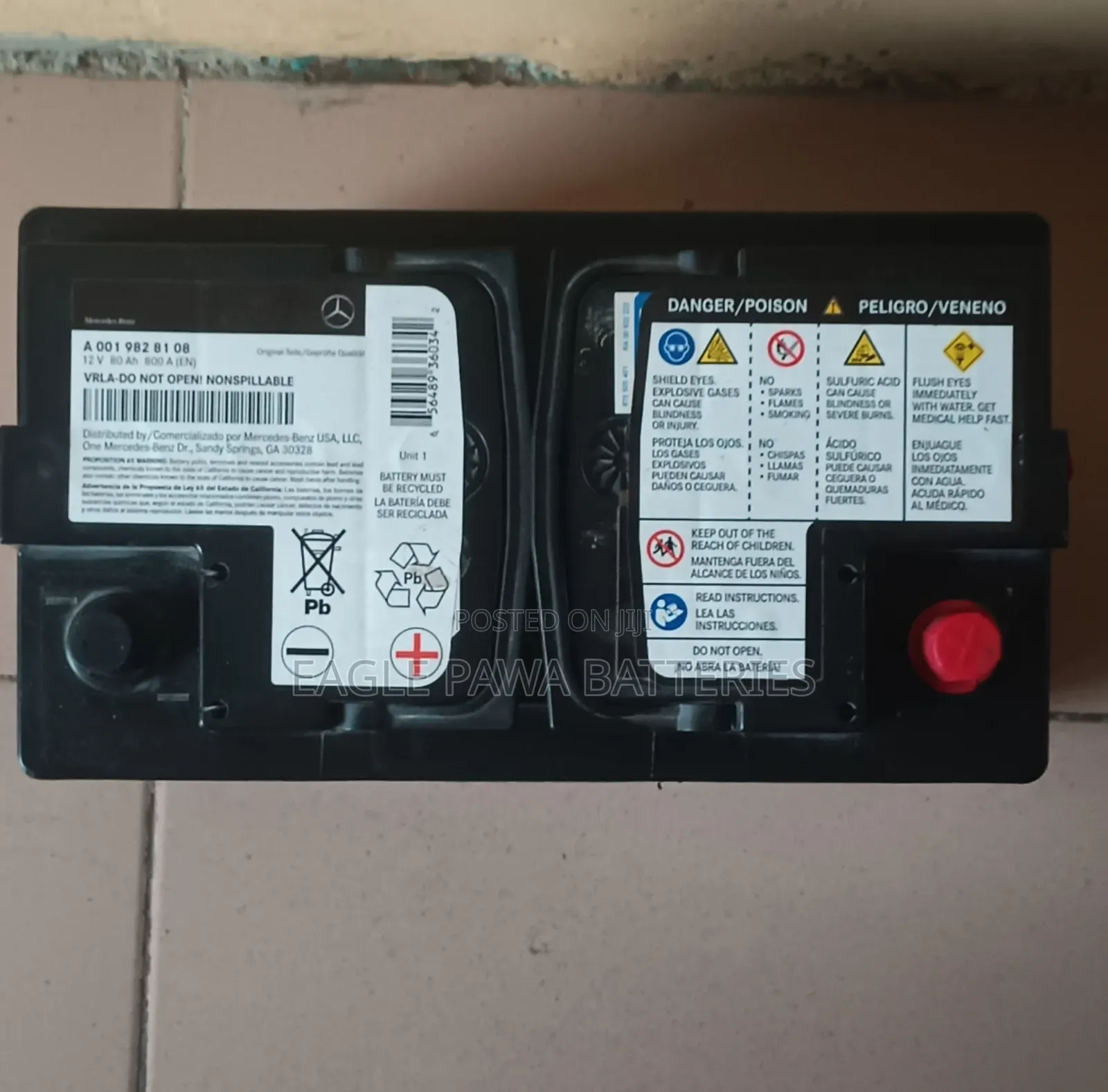 Benz Agm Battery 12v 80ah