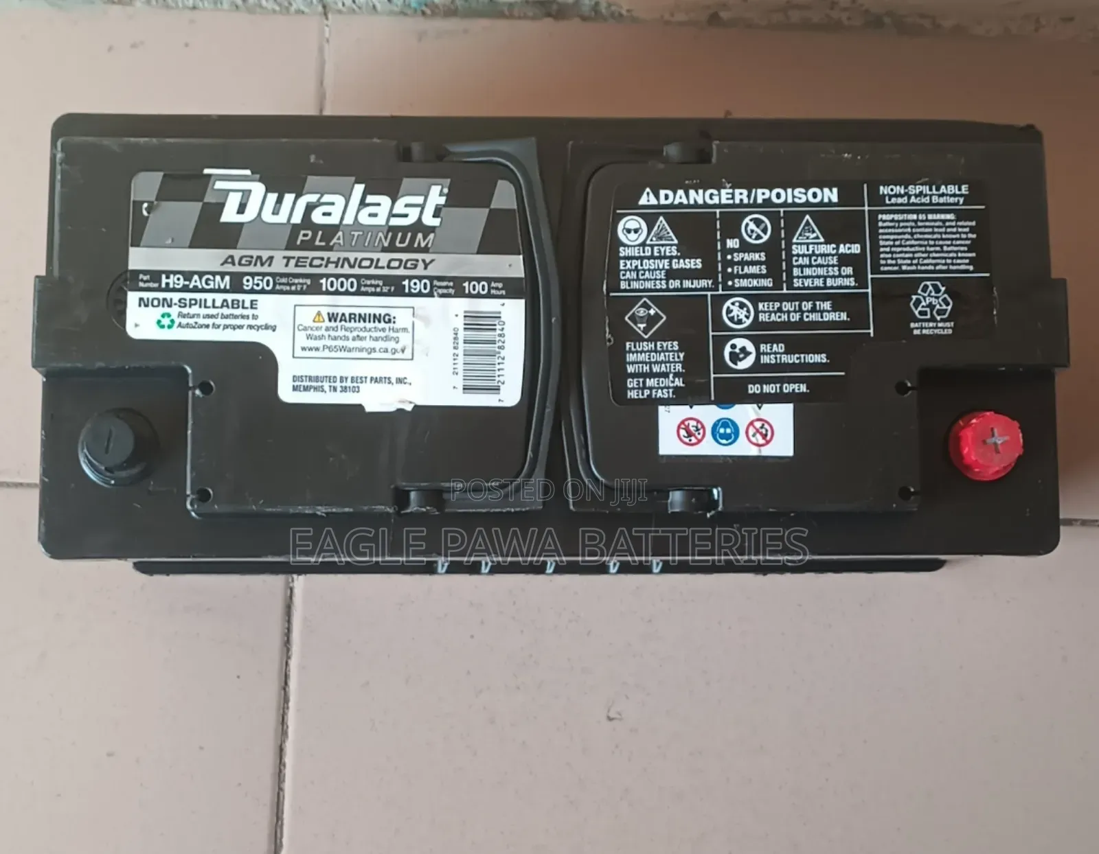 Duralast 105ah Agm