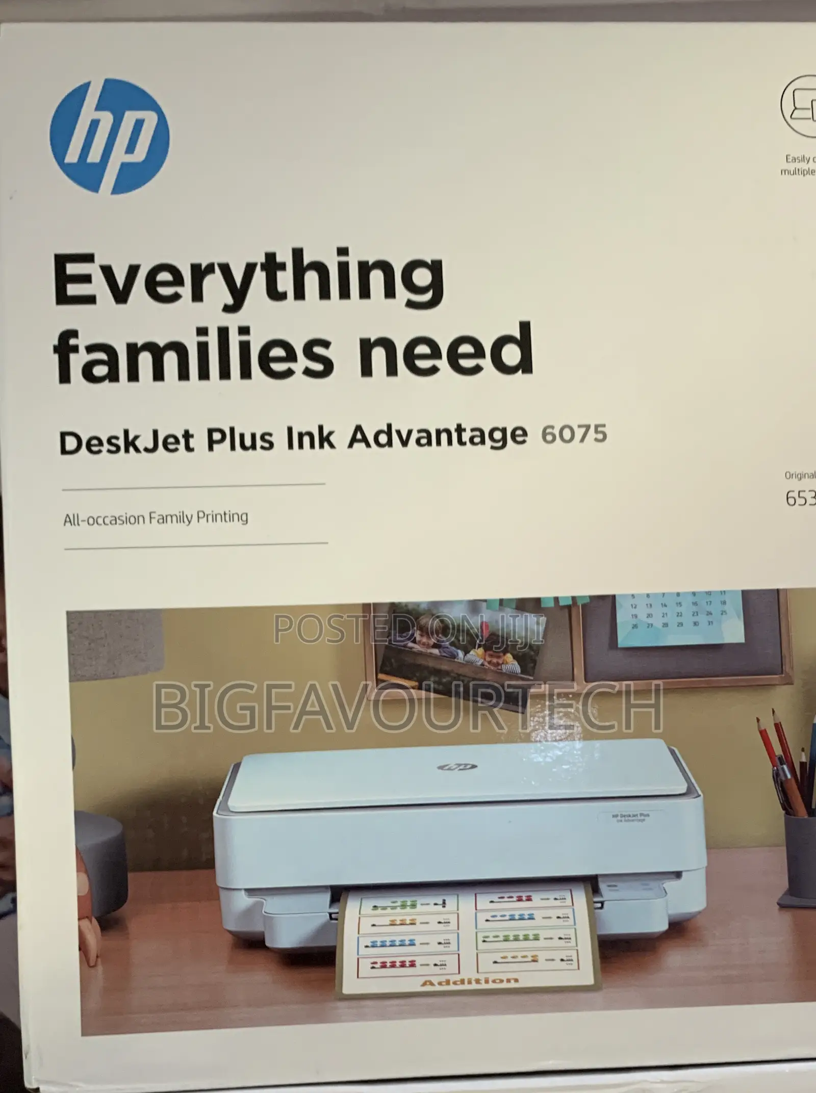 Hp Deskjet Plus Ink Advantage 6075 All-in-one Printer