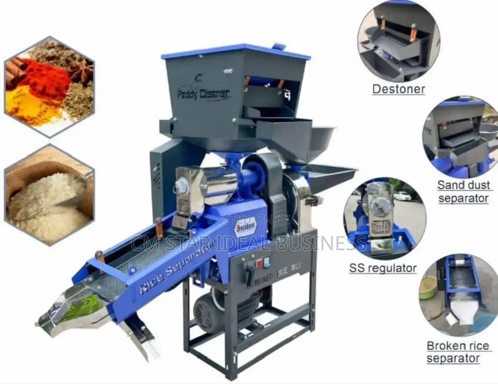 5 in 1 Rice Milling Machine