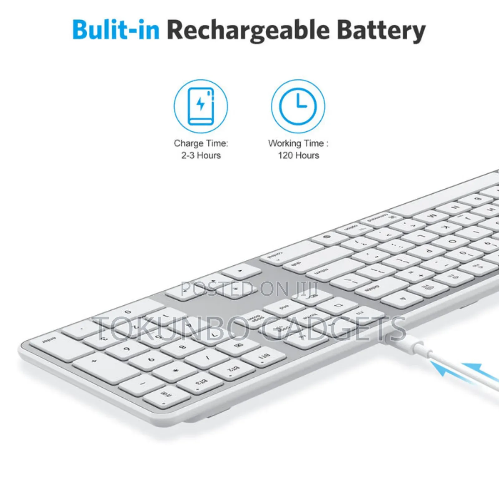 Omoton Kb515 3 In 1 Rechargeable Bluetooth Keyboard For Mac