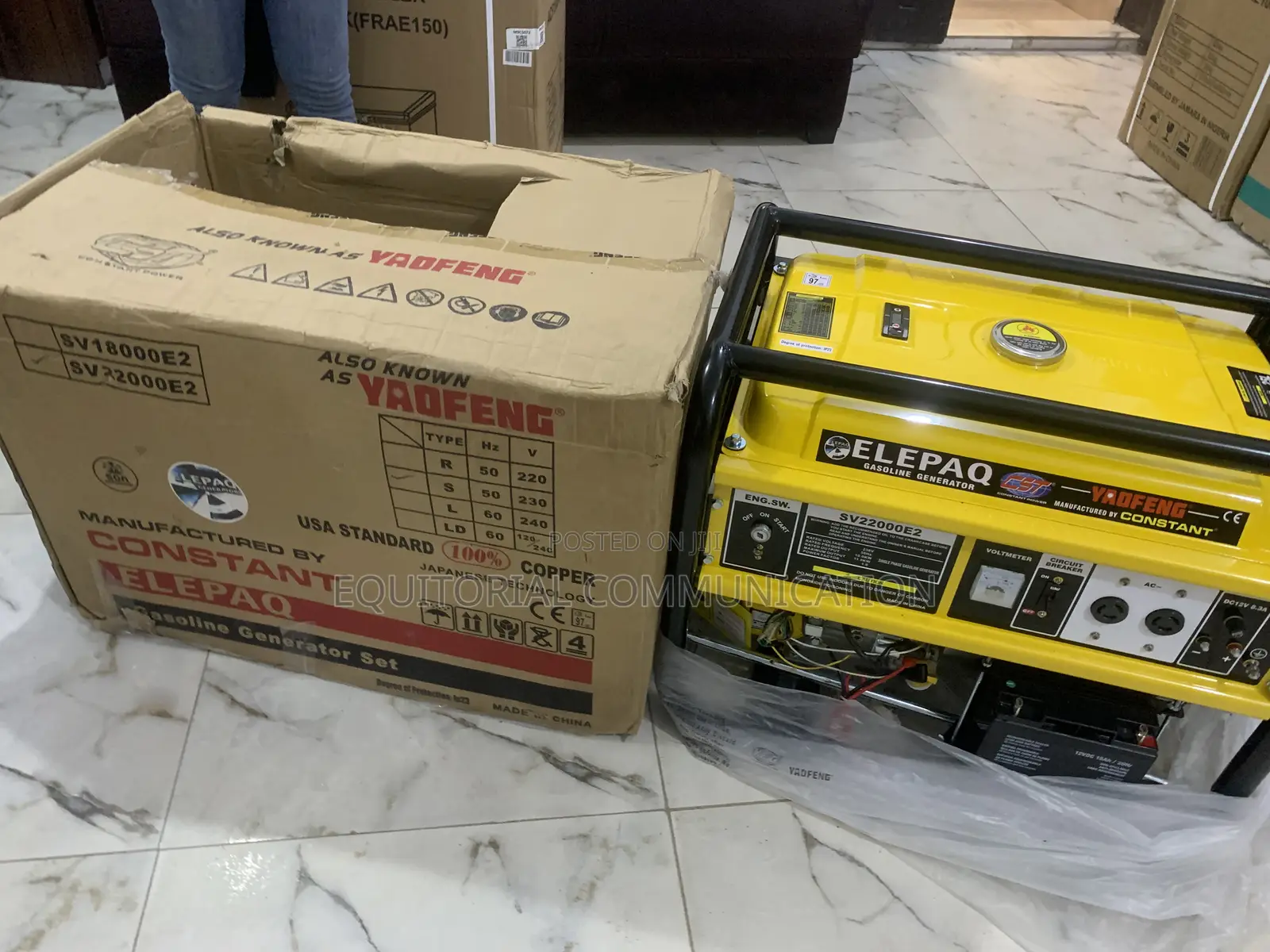 High Capacity Elepaq Generator 11kva – Constant Supply