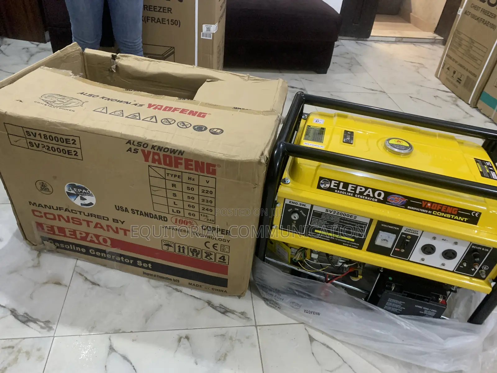 High Capacity Elepaq Generator 11kva – Constant Supply