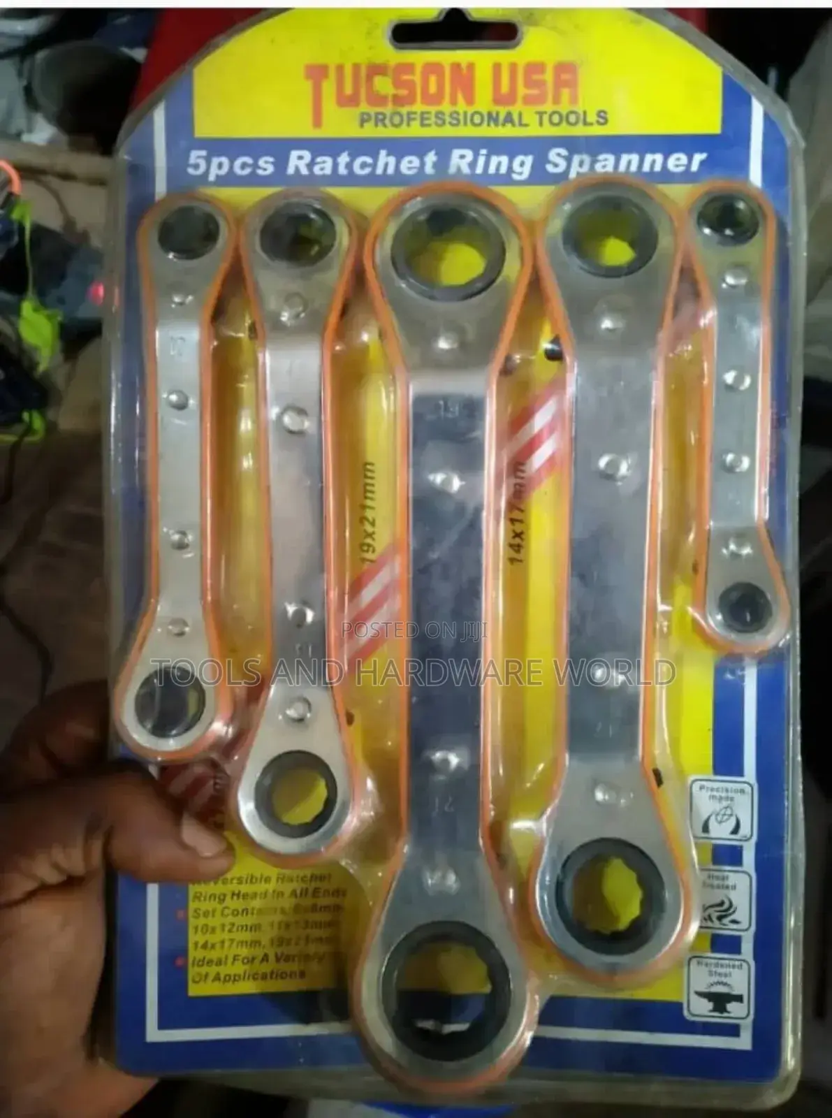 Ring Ratchet Spanner Set