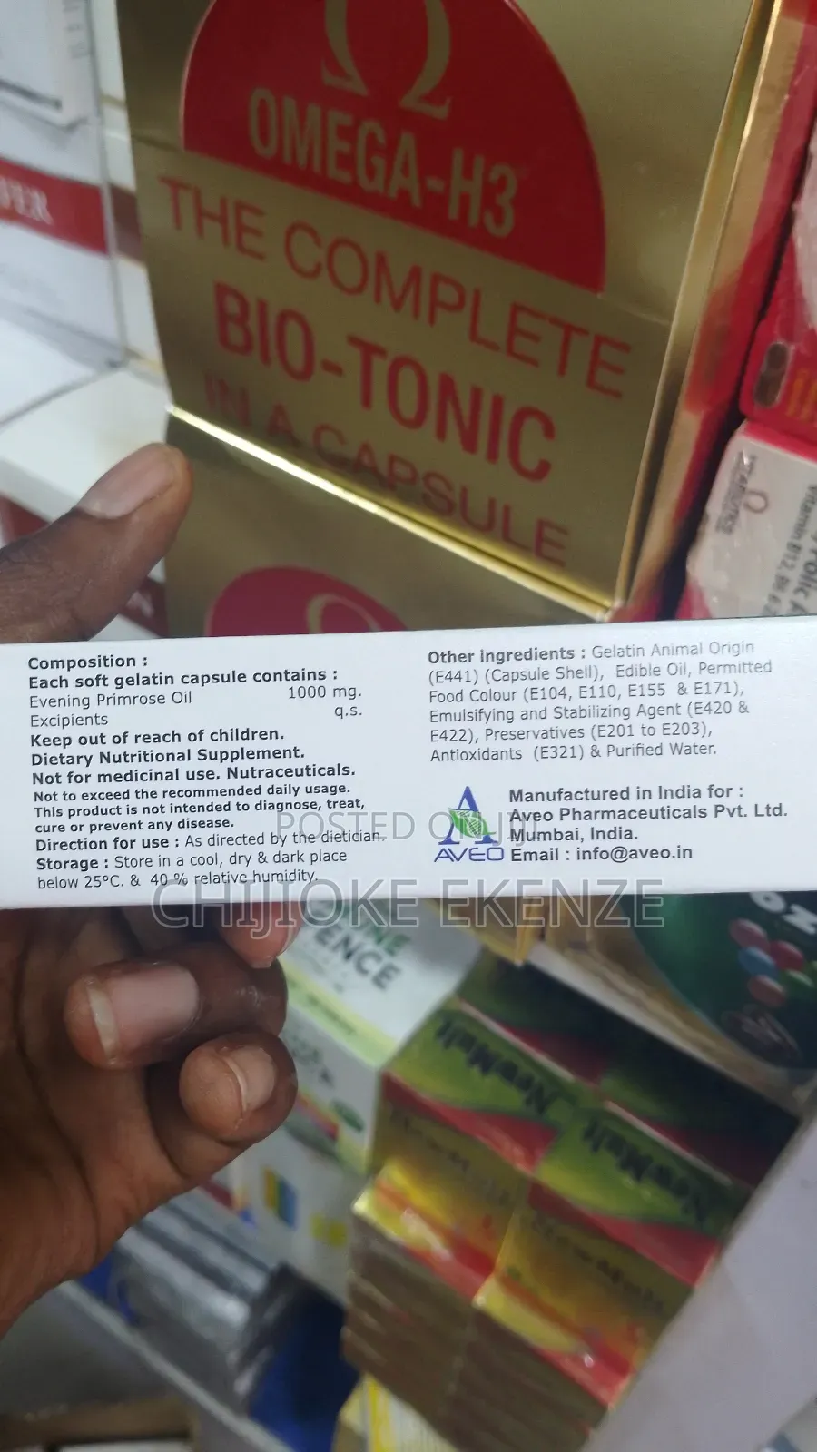 Gcure Evening Primrose Oil Softgel Capsules 1000mg