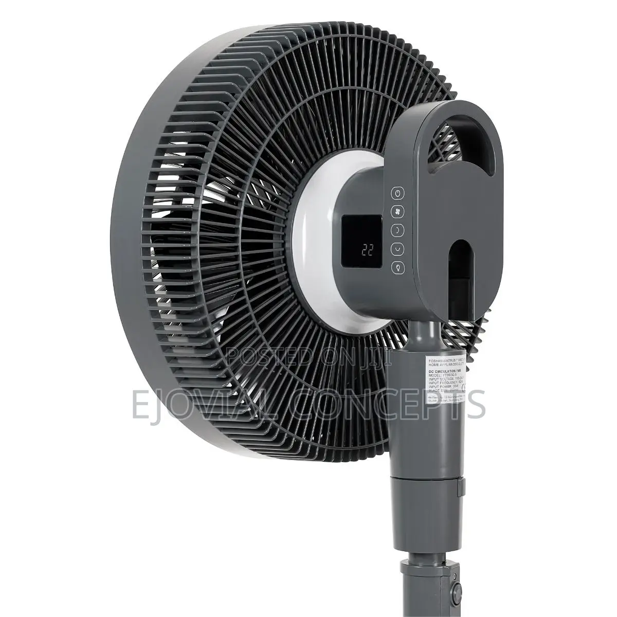 Russell Hobbs Rechargeable Circulation Fan Grey