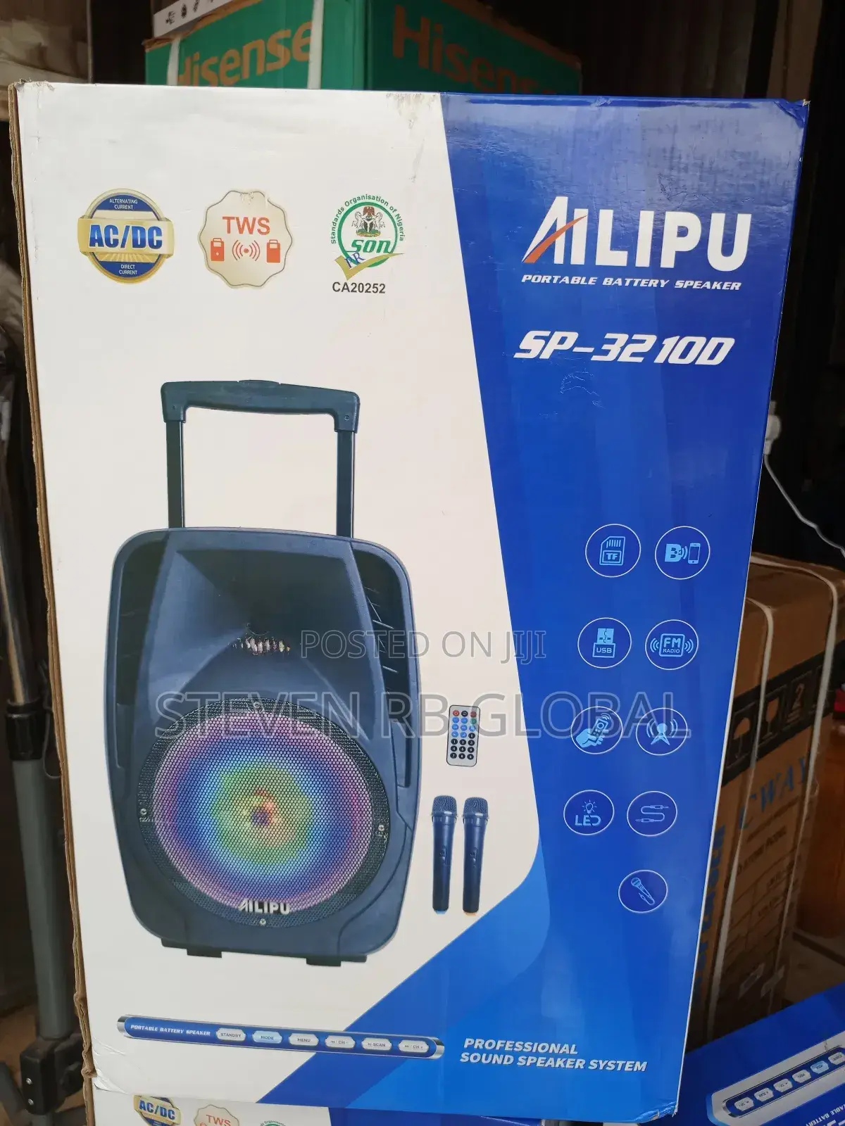 Ailipu Sp-3210d 12inch Multifunctional Pa Active Speaker System