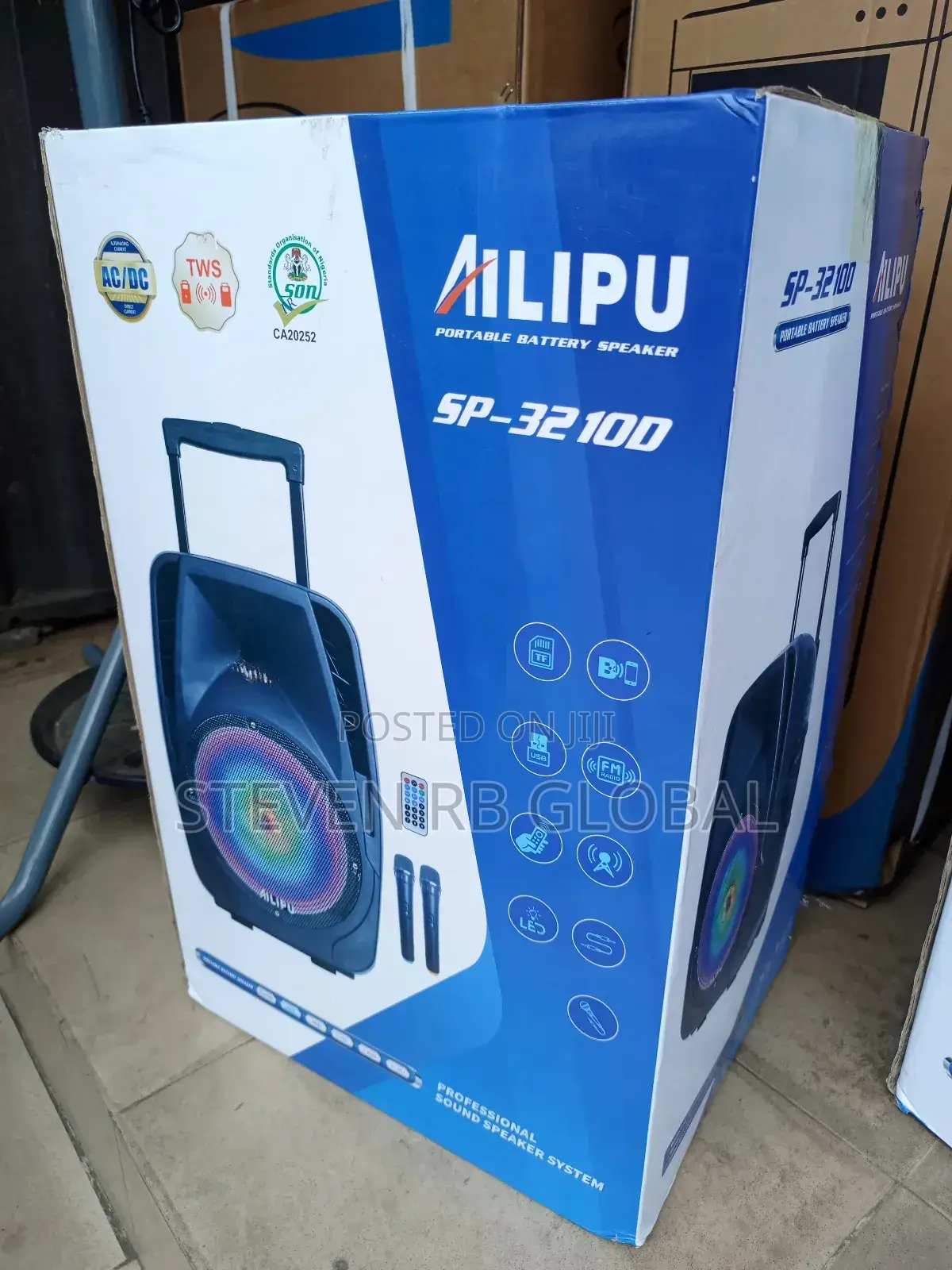 Ailipu Sp-3210d 12inch Multifunctional Pa Active Speaker System