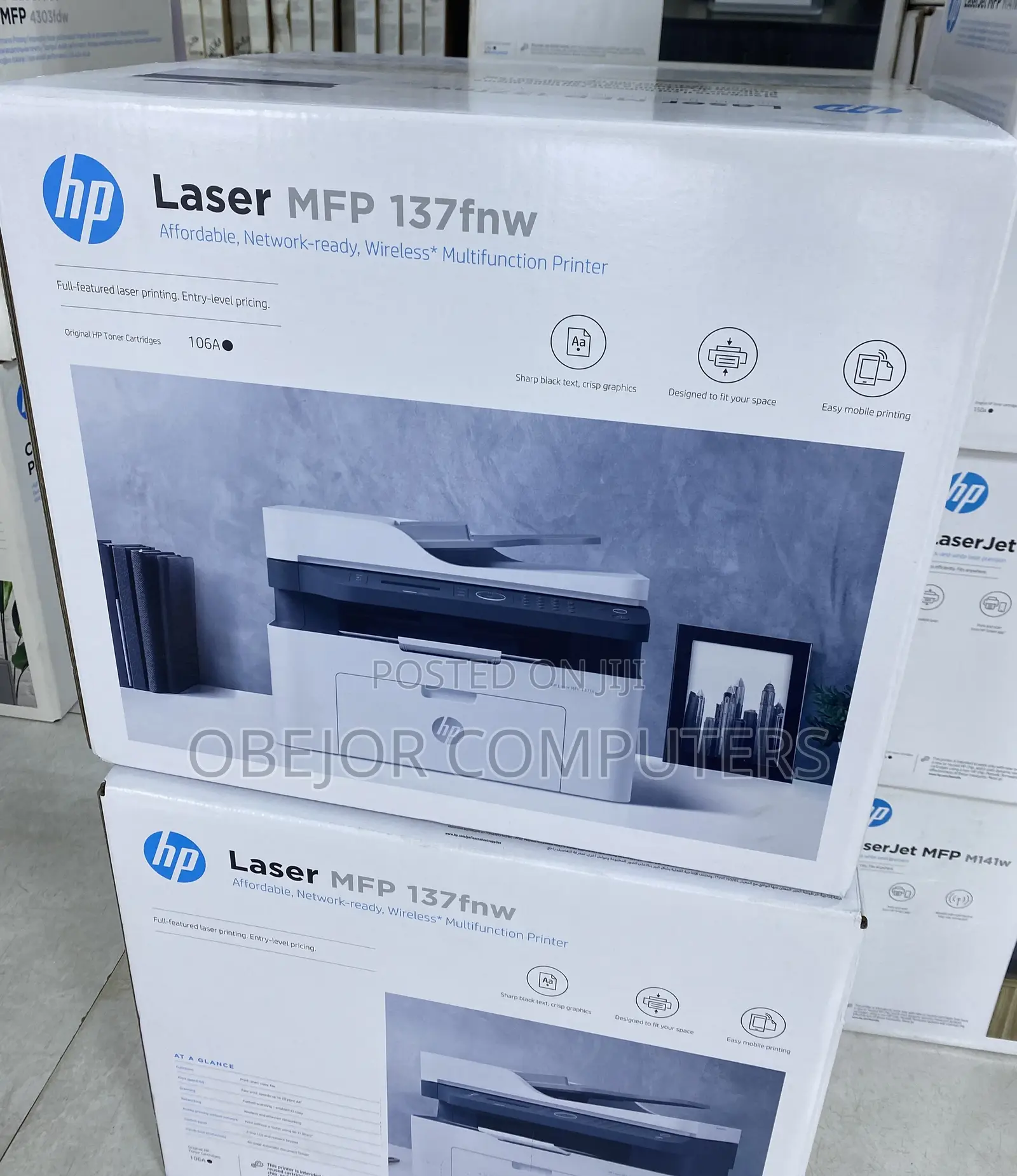 Hp Laserjet MFP M137fnw Printer