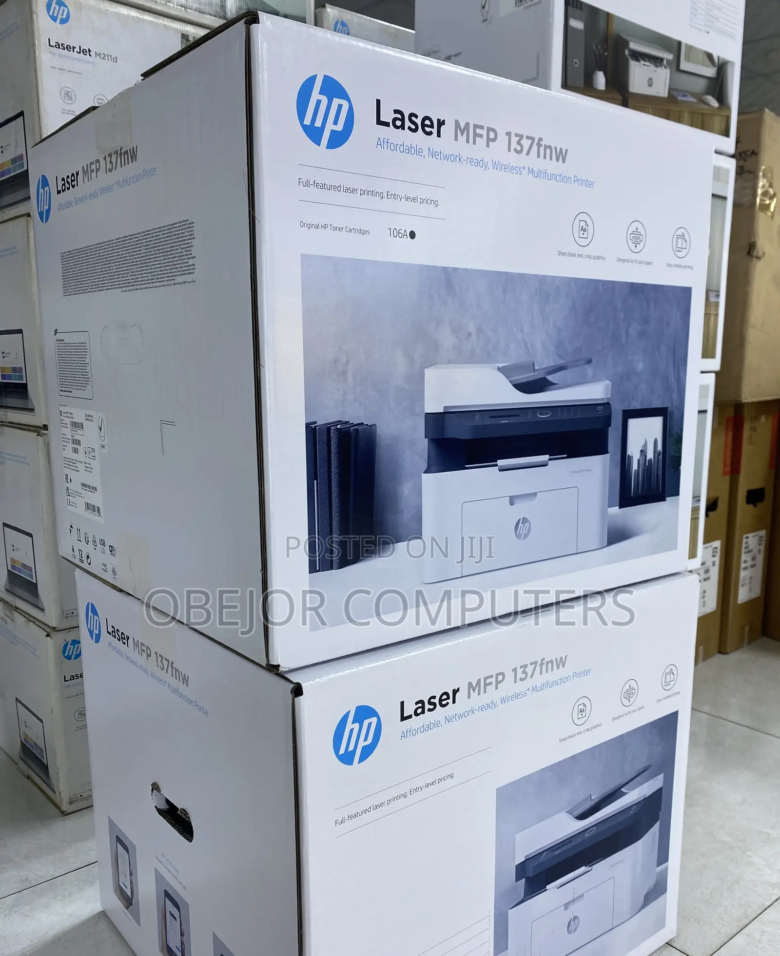 Hp Laserjet MFP M137fnw Printer