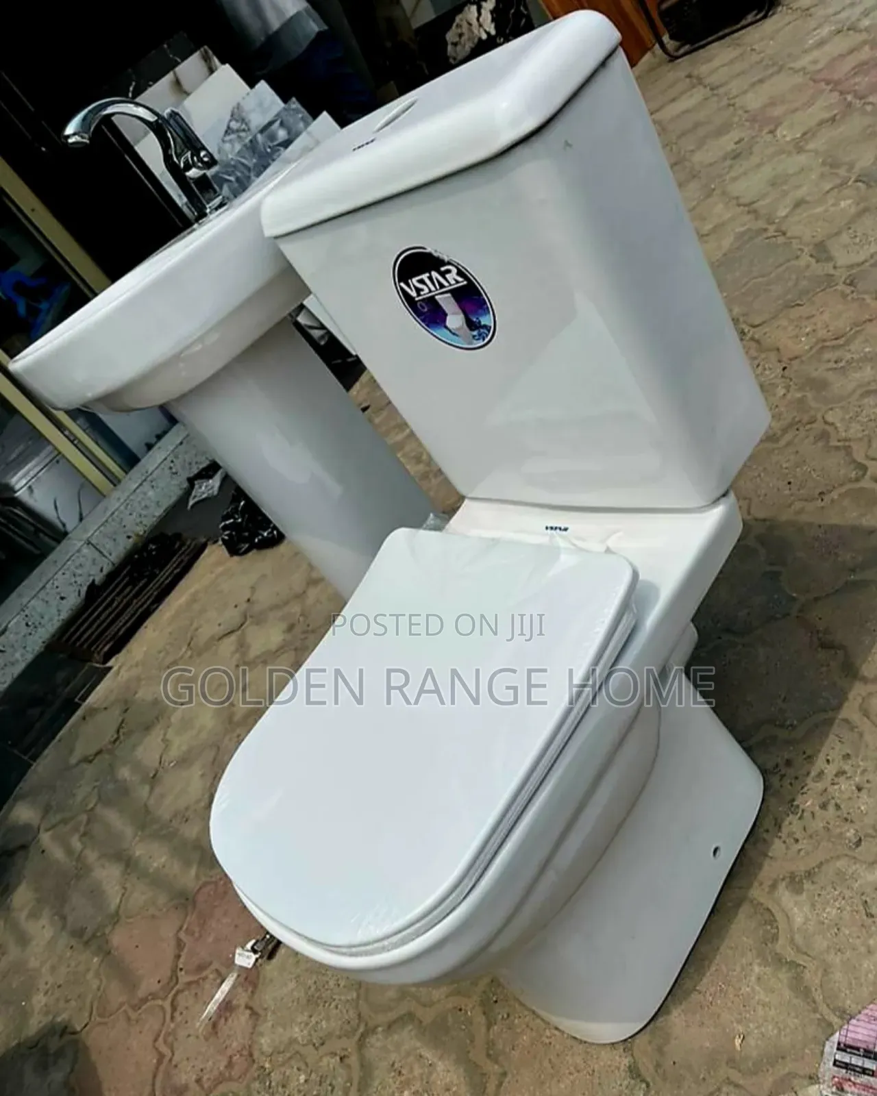 Vstar Watercloset With Wash Hand Basin