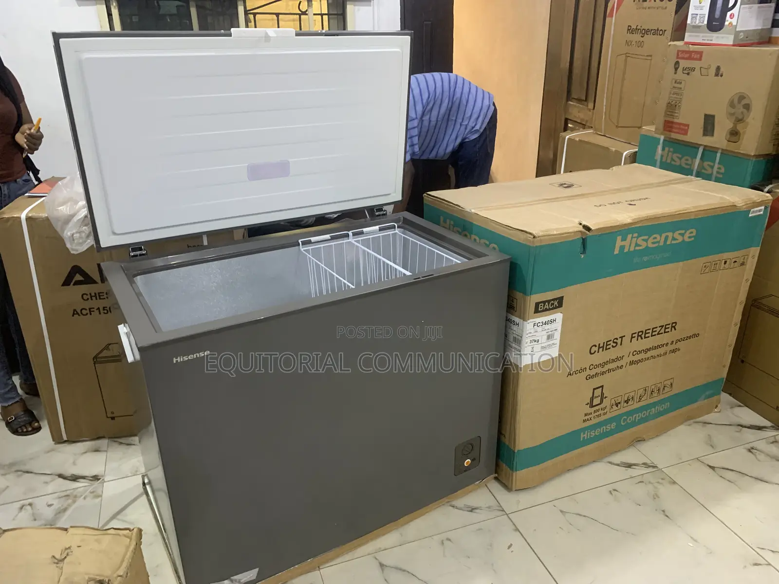 Hisense Fc340sh 250l Chest Freezer – Silver