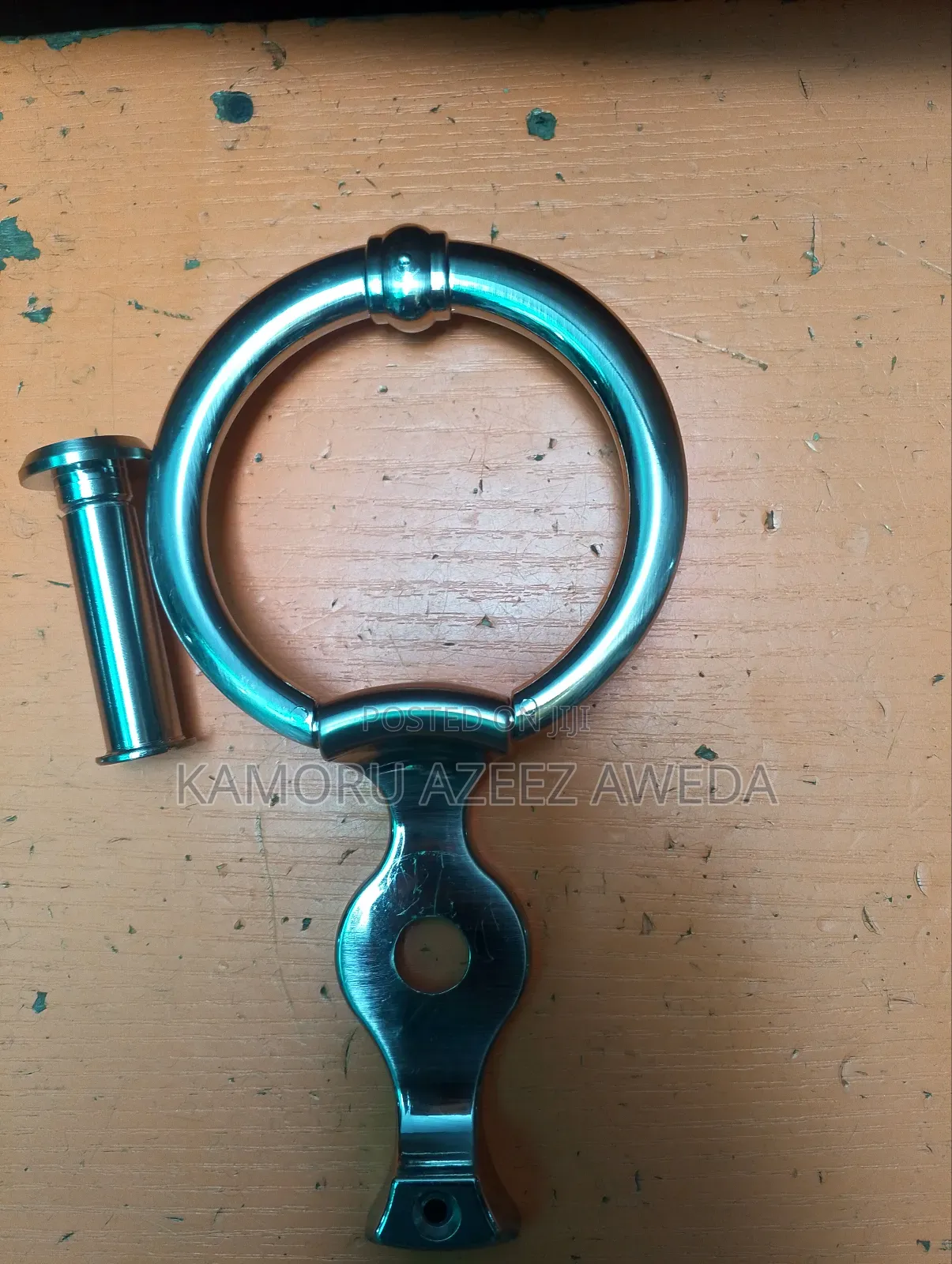 Door Knocker With Door Viewer Black
