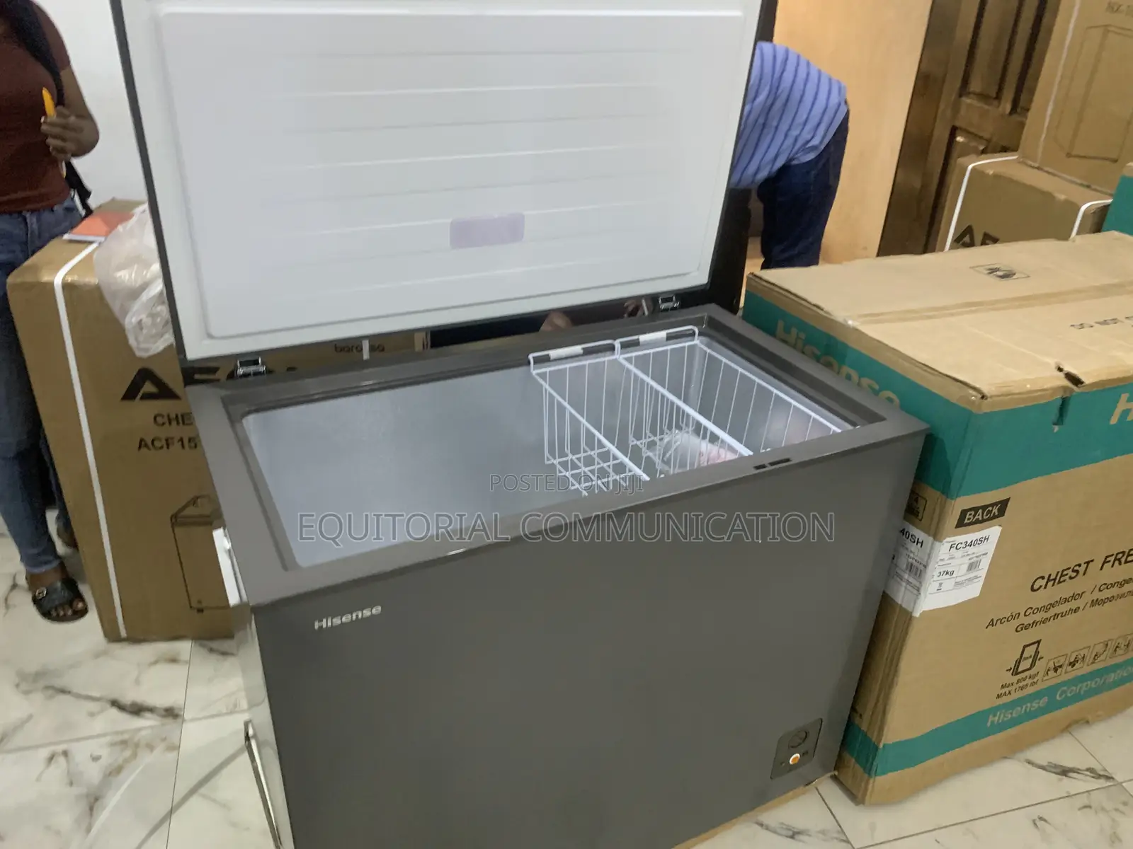 Brand New Hisense Fc340sh Chest Freezer 250litres