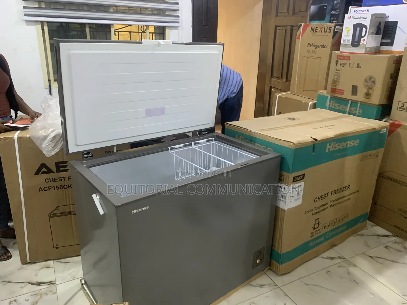 Hisense 250l Freezer With Removable Baskets for Easy Access